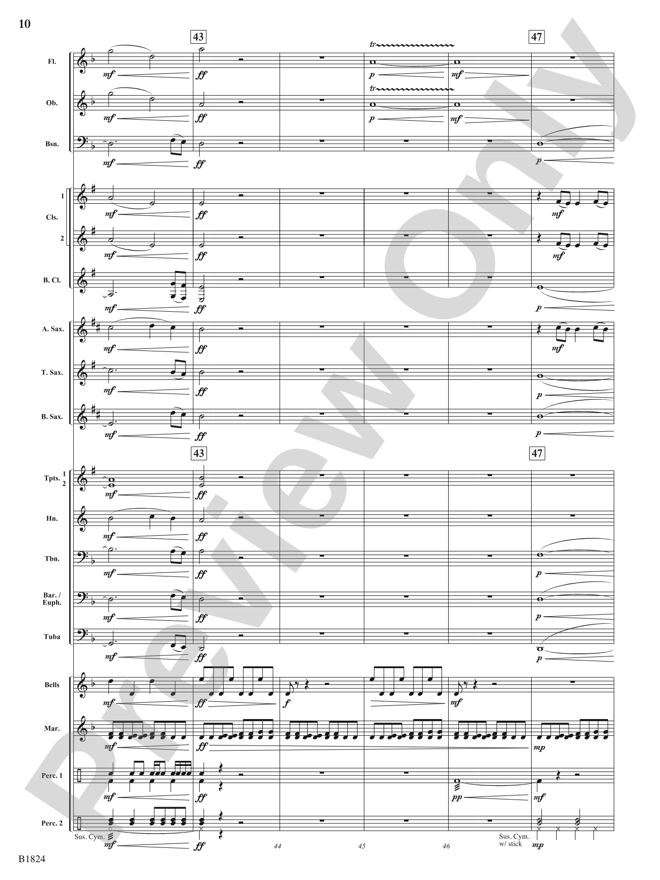 Critical Call: Concert Band Conductor Score & Parts
