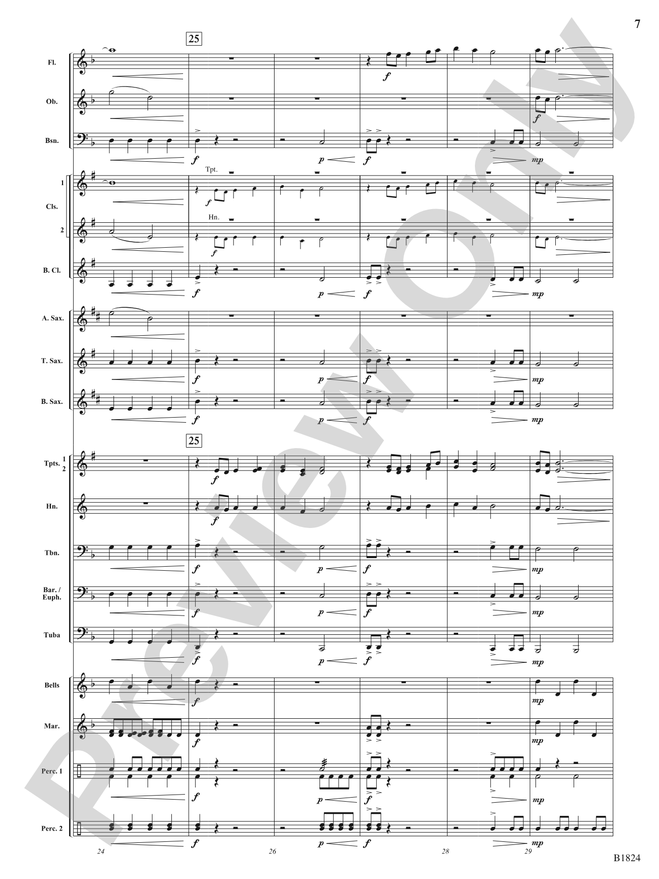 Critical Call: Concert Band Conductor Score & Parts