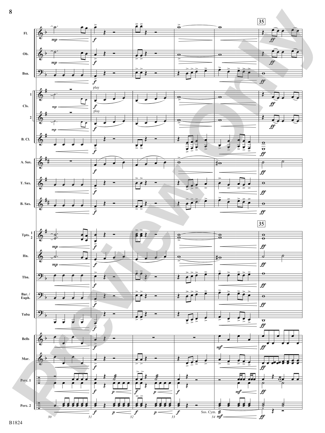 Critical Call: Concert Band Conductor Score & Parts
