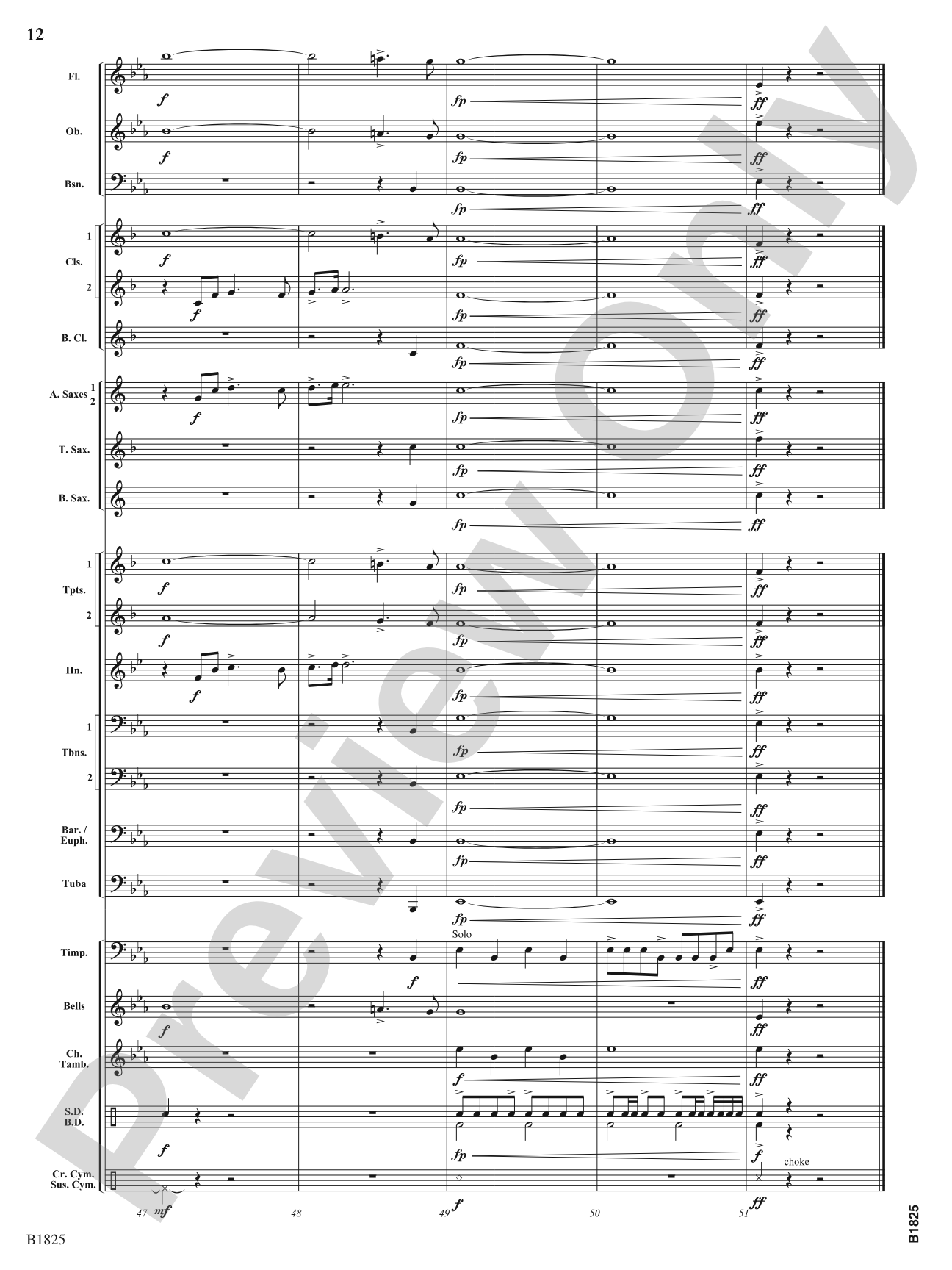 Fanfare for 'Our Time': Concert Band Conductor Score & Parts