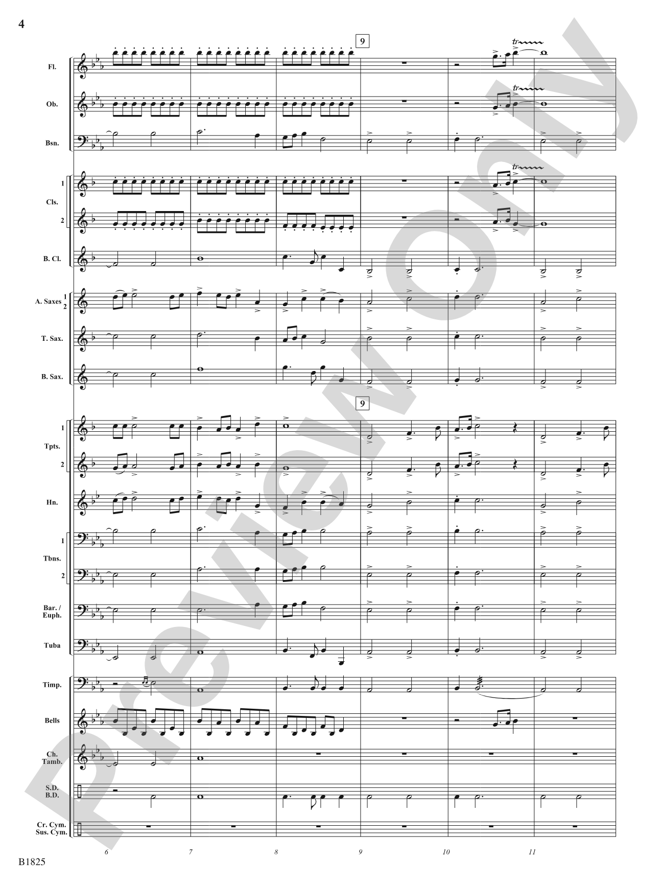 Fanfare for 'Our Time': Concert Band Conductor Score & Parts
