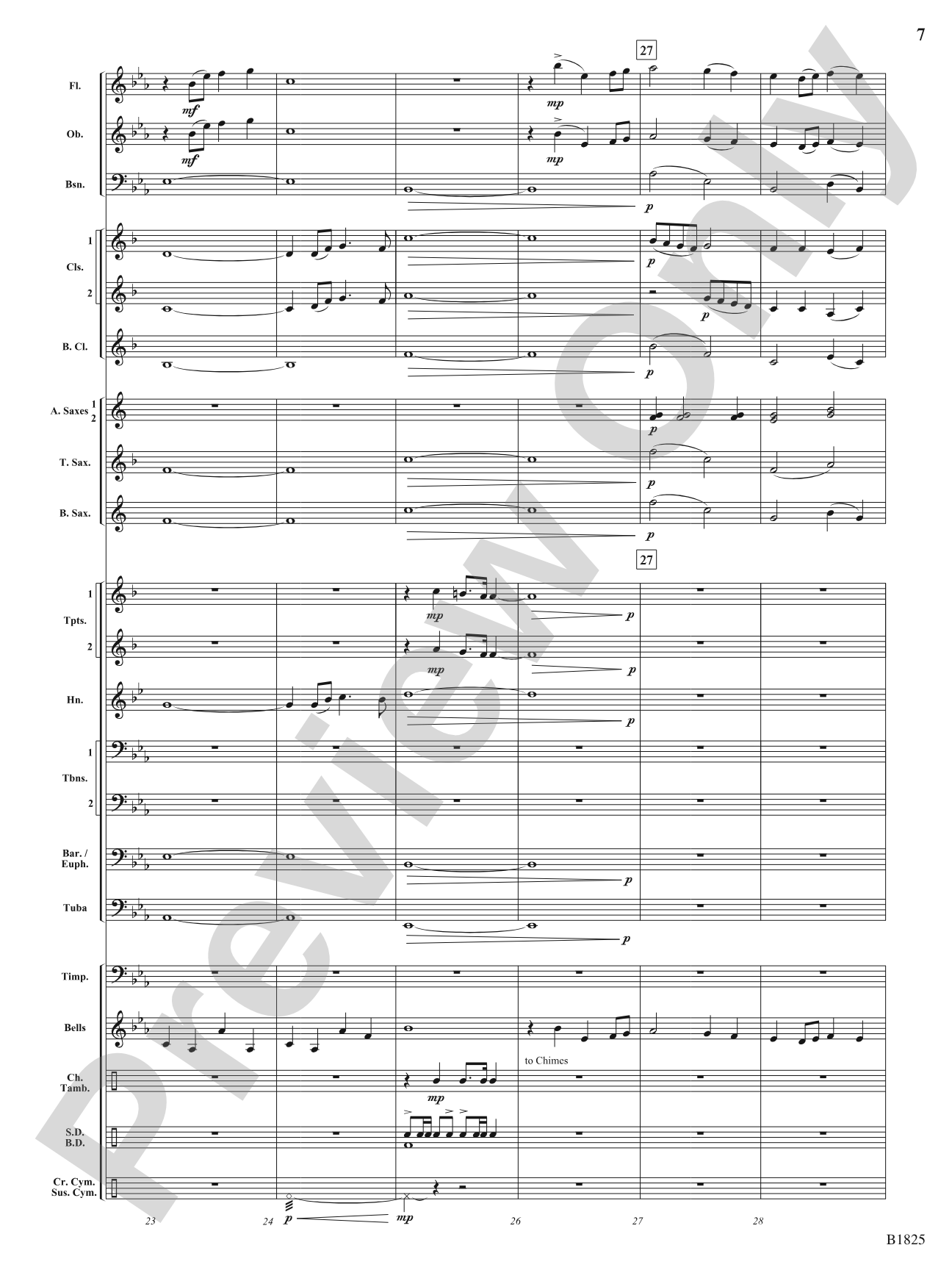 Fanfare for 'Our Time': Concert Band Conductor Score & Parts