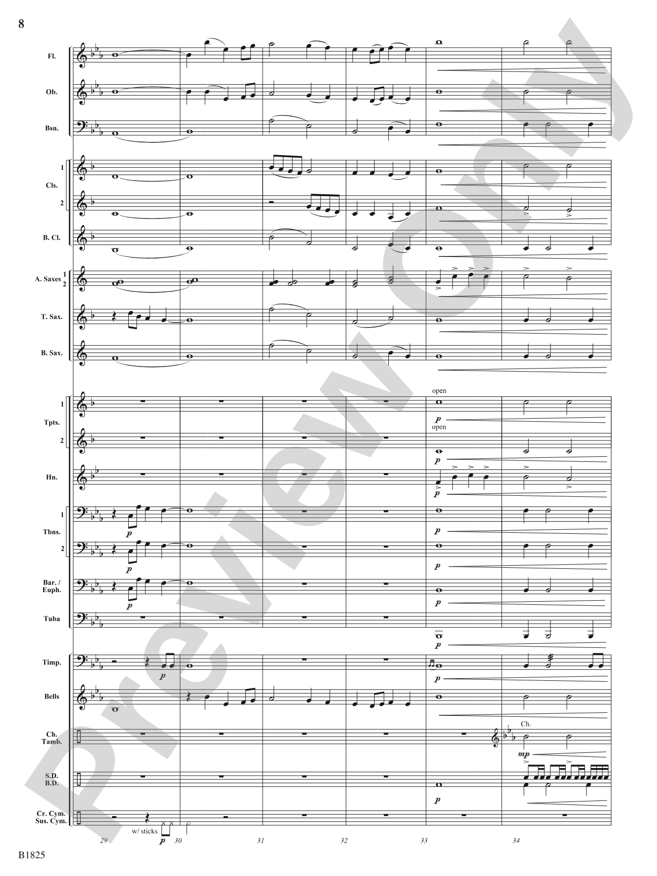Fanfare for 'Our Time': Concert Band Conductor Score & Parts