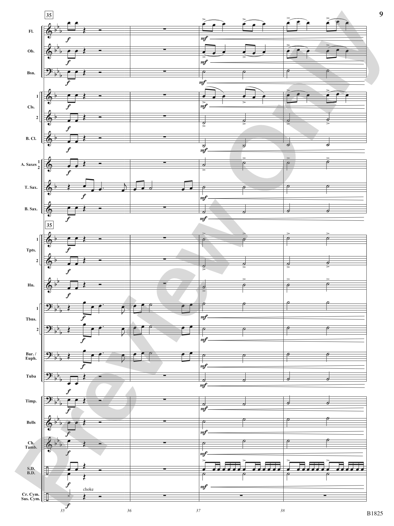 Fanfare for 'Our Time': Concert Band Conductor Score & Parts