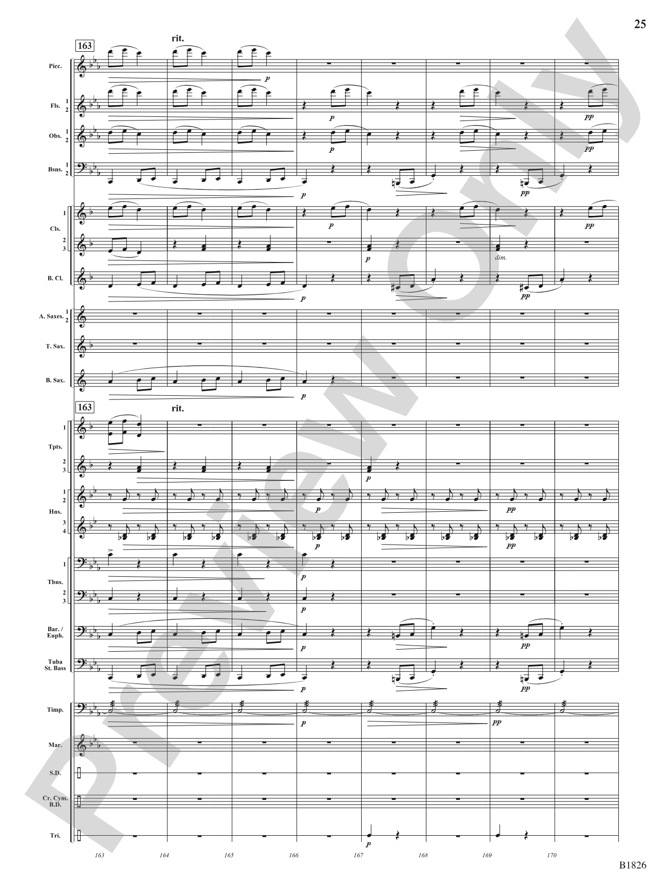 Slavonic Dance No. 7 (Opus 46): Concert Band Conductor Score & Parts