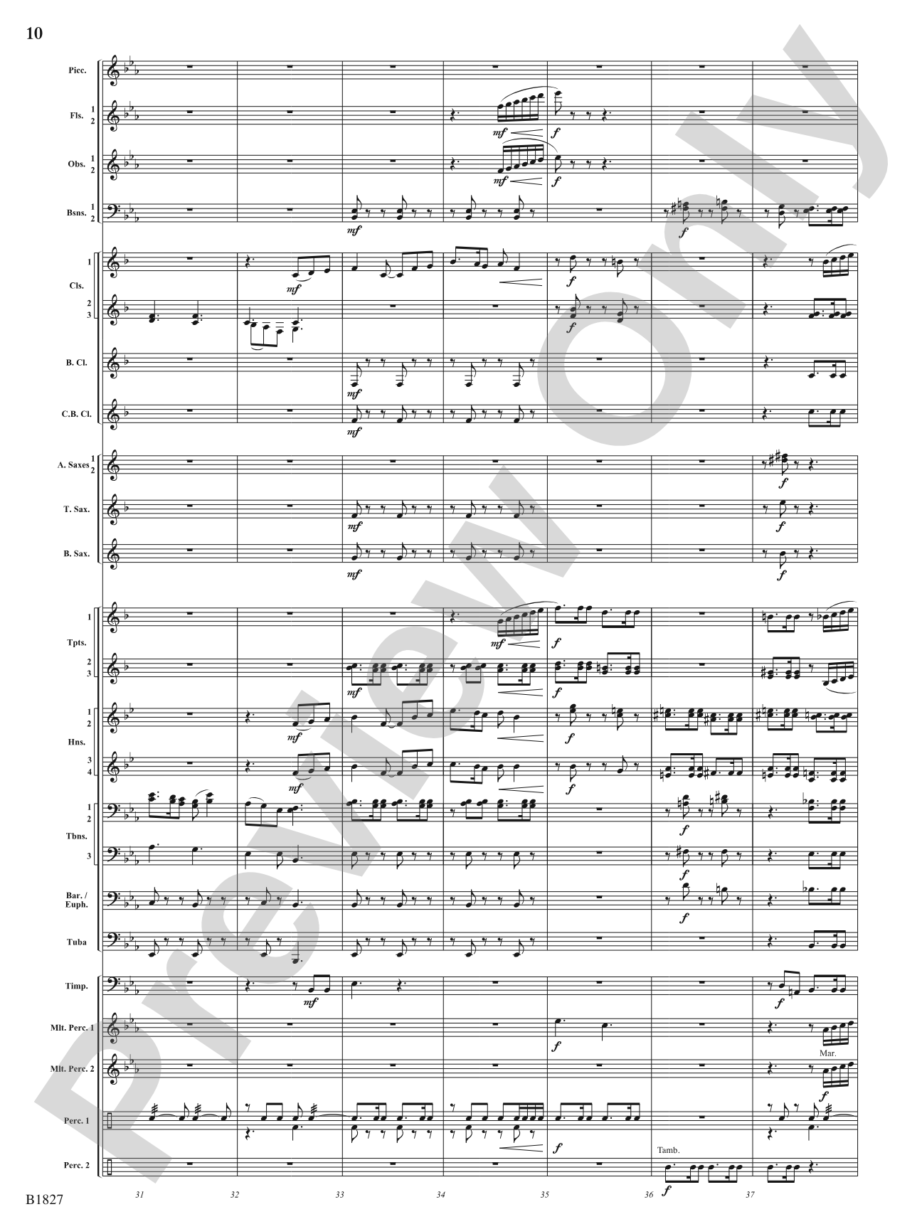 Pride of the Clipper: Concert Band Conductor Score & Parts