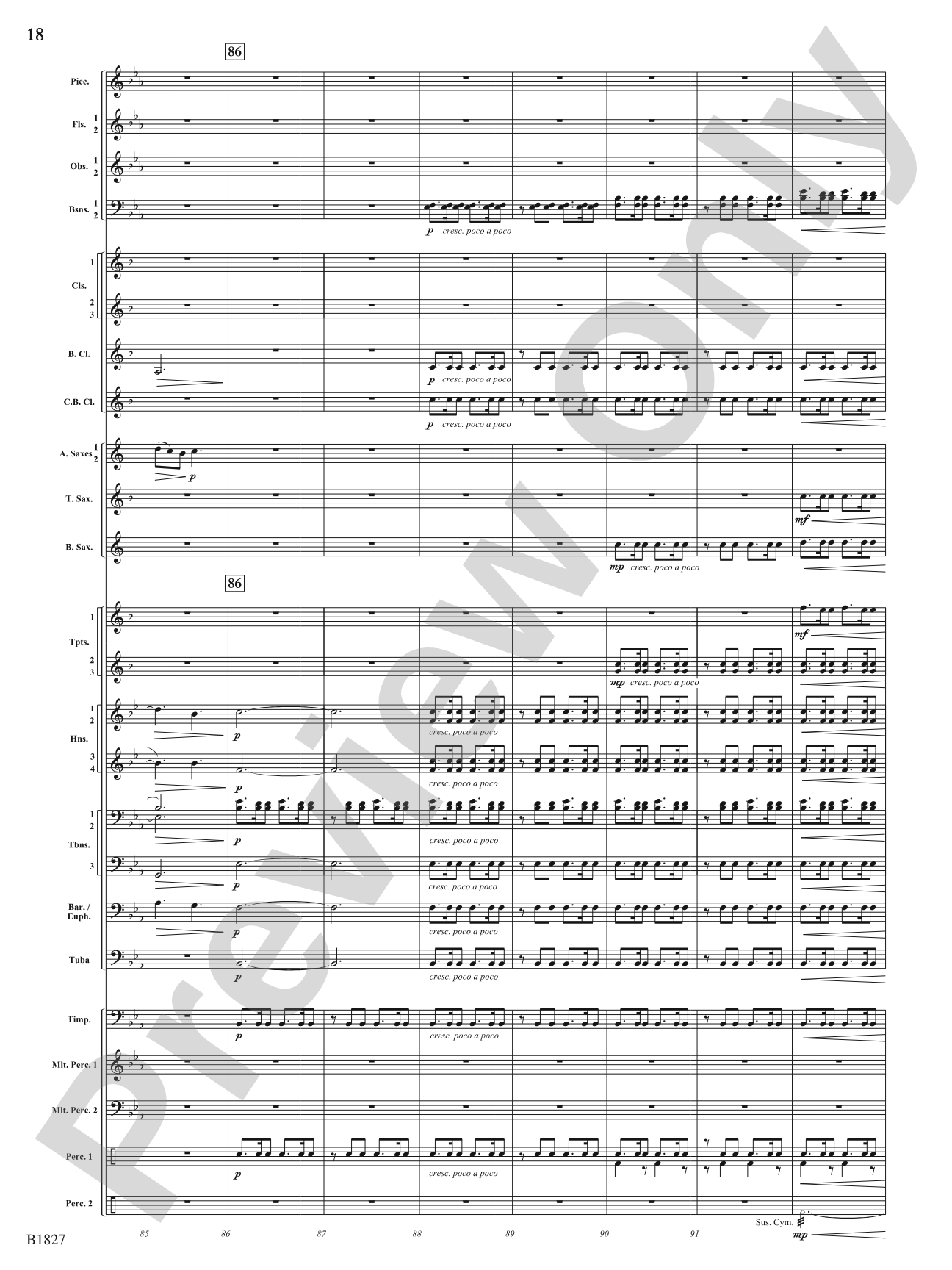Pride of the Clipper: Concert Band Conductor Score & Parts