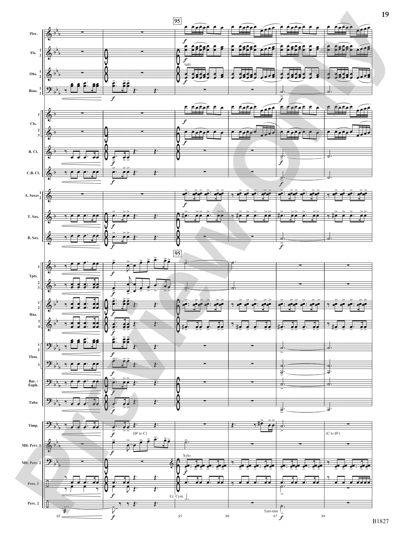 Pride of the Clipper: Concert Band Conductor Score & Parts