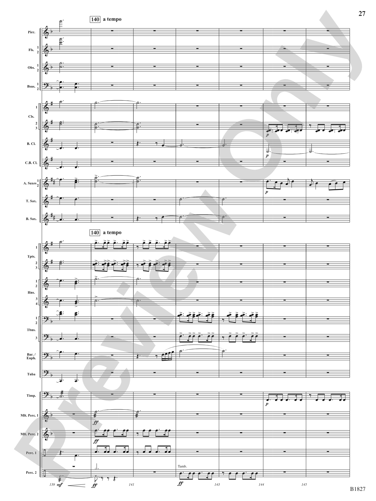 Pride of the Clipper: Concert Band Conductor Score & Parts