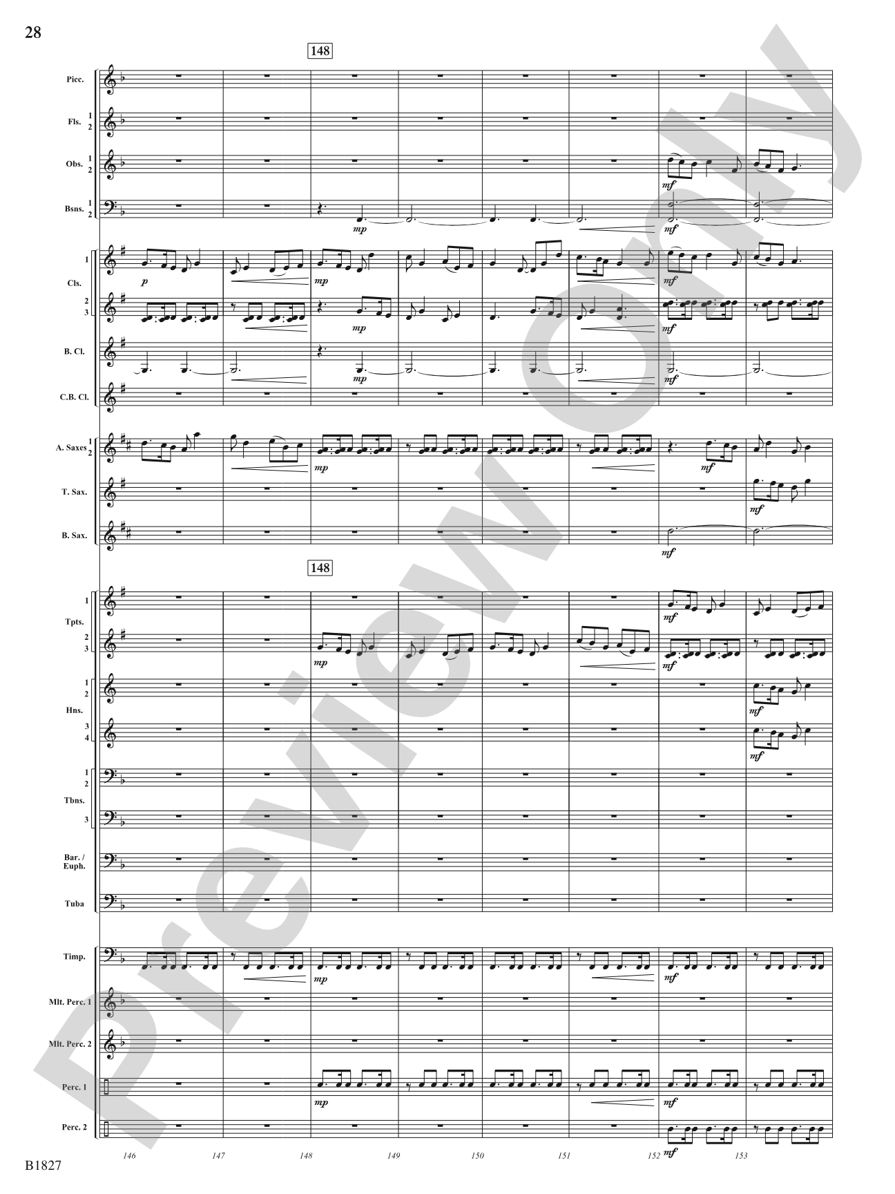 Pride of the Clipper: Concert Band Conductor Score & Parts