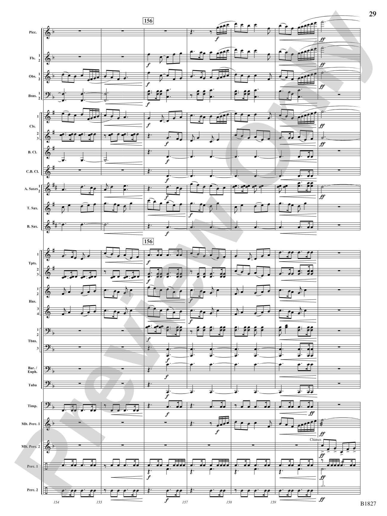 Pride of the Clipper: Concert Band Conductor Score & Parts