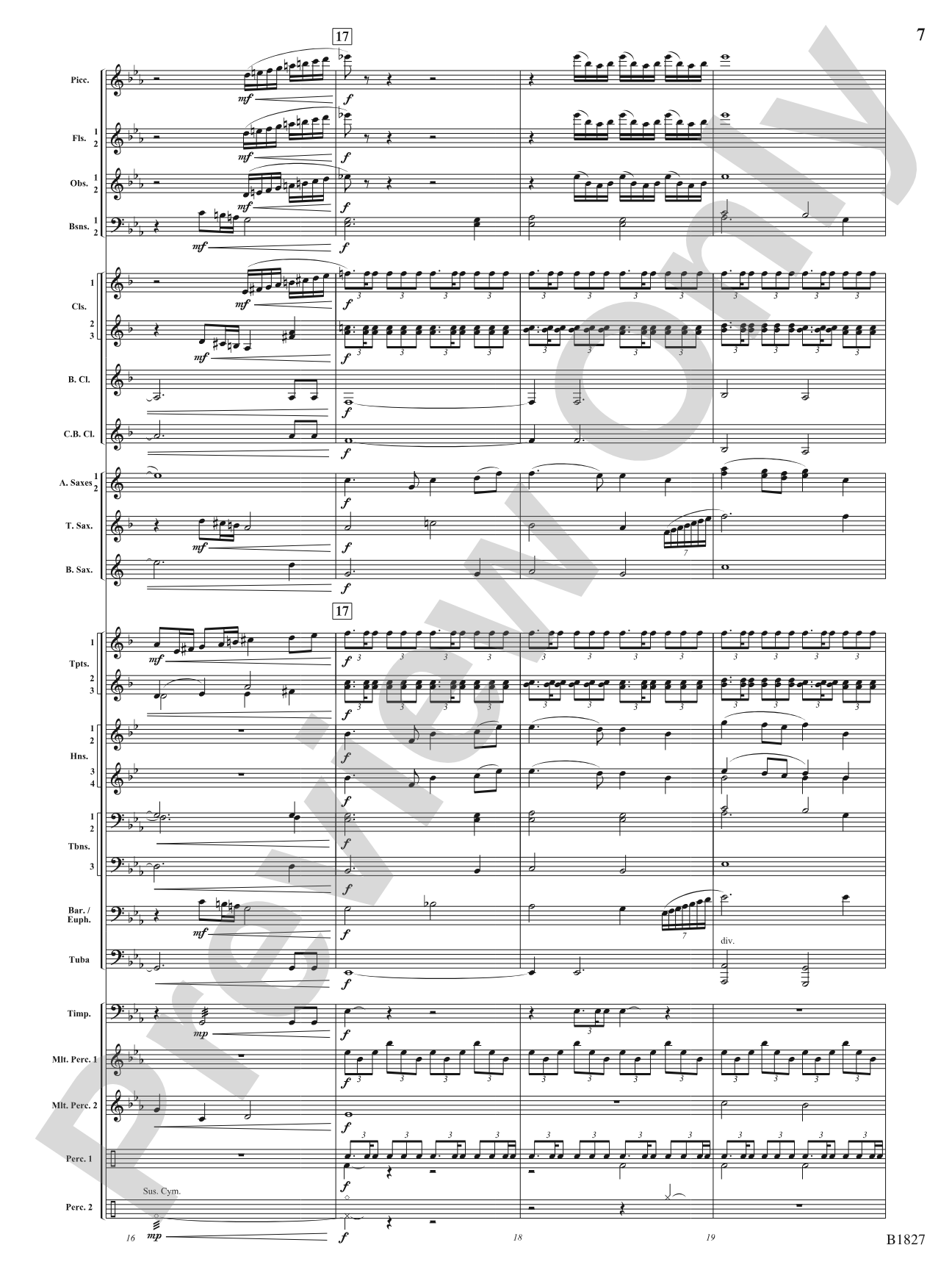 Pride of the Clipper: Concert Band Conductor Score & Parts