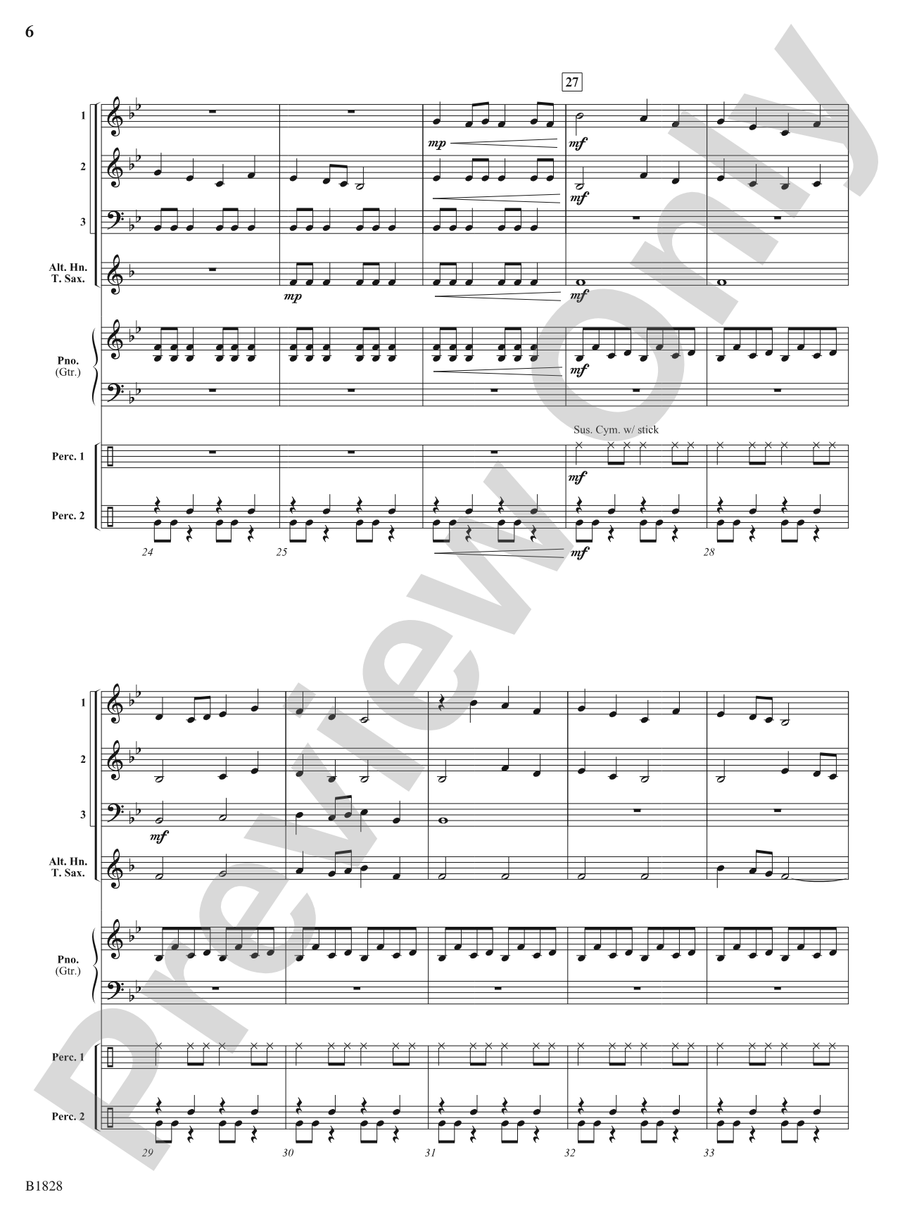 Colliding Visions: Flexible Band/String Ensemble Score & Parts