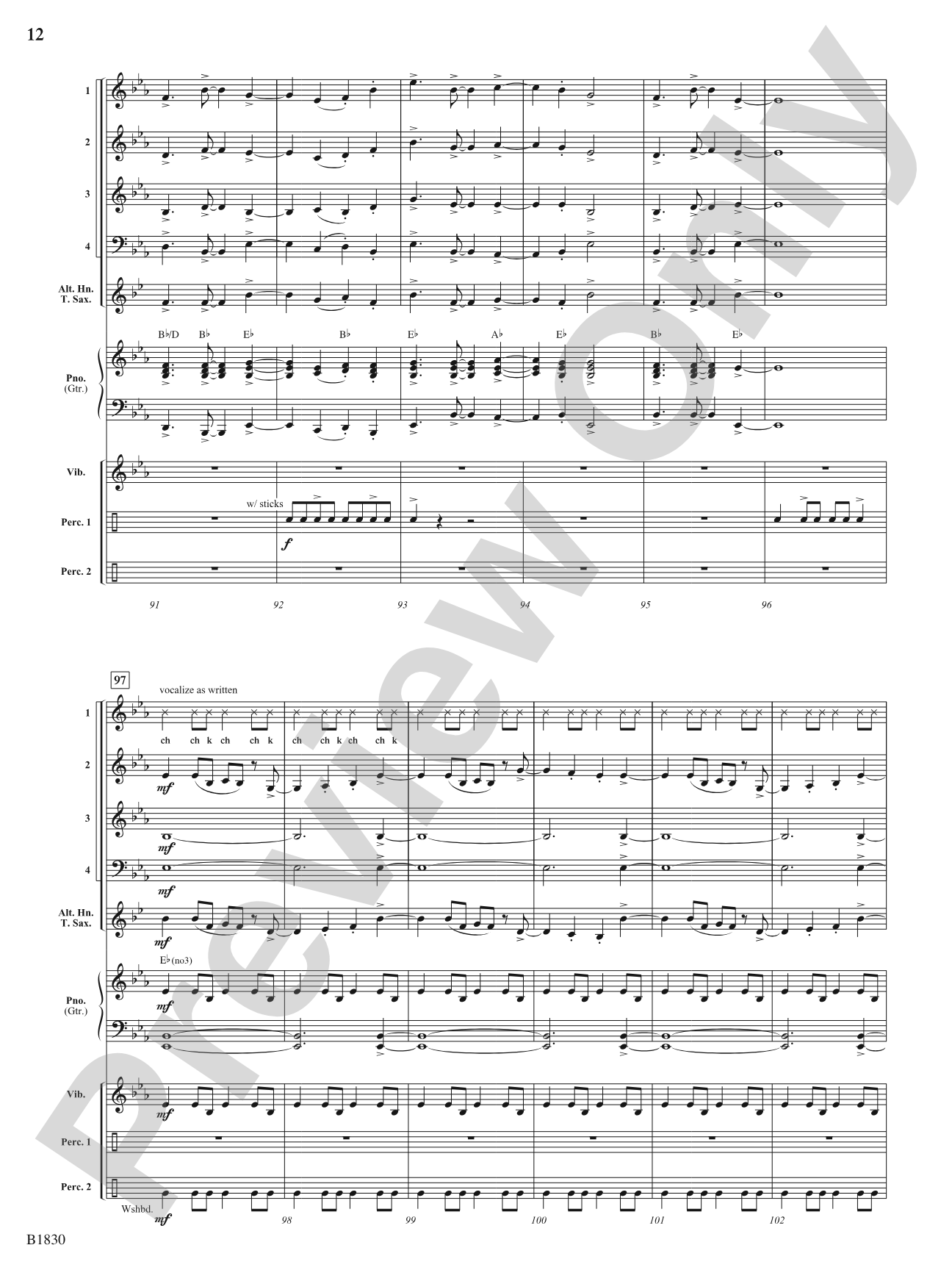 Blue Ridge Reel: Flexible Band/String Ensemble Score & Parts
