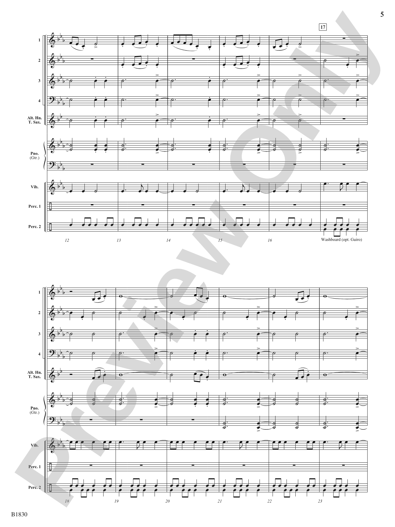 Blue Ridge Reel: Flexible Band/String Ensemble Score & Parts