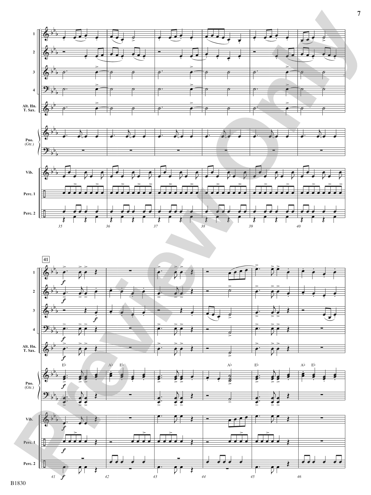 Blue Ridge Reel: Flexible Band/String Ensemble Score & Parts