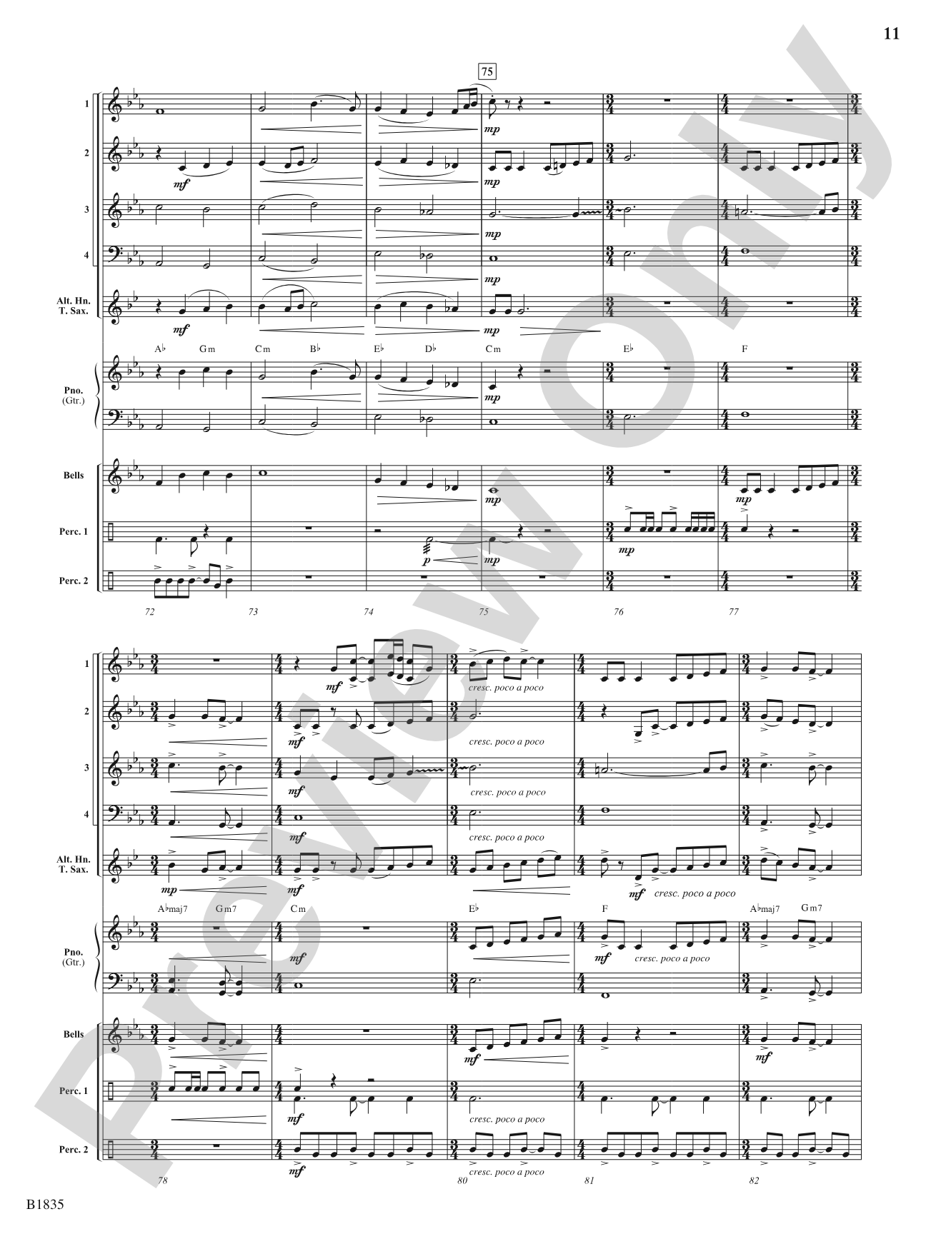 Energy!: Flexible Band/String Ensemble Score & Parts