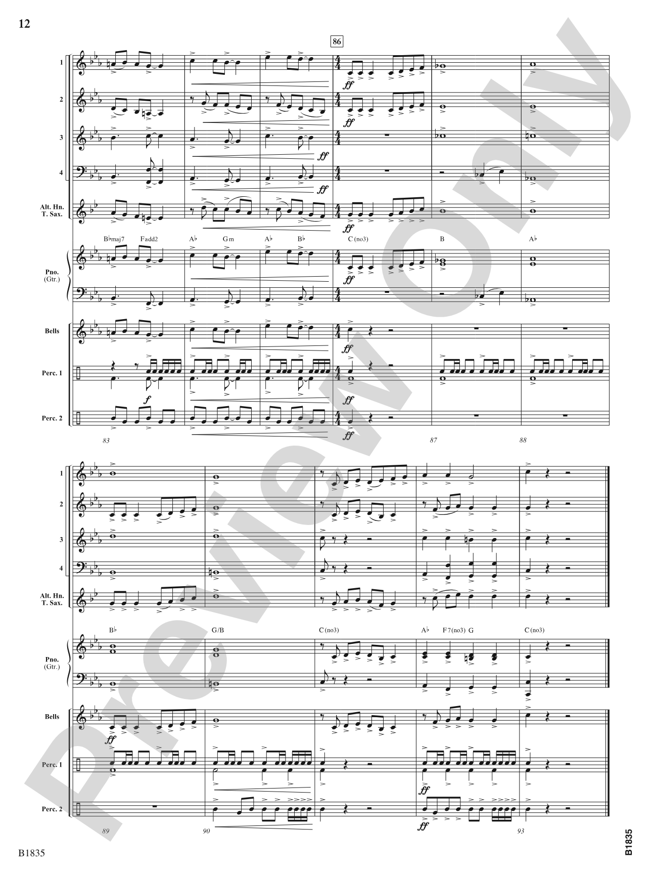 Energy!: Flexible Band/String Ensemble Score & Parts