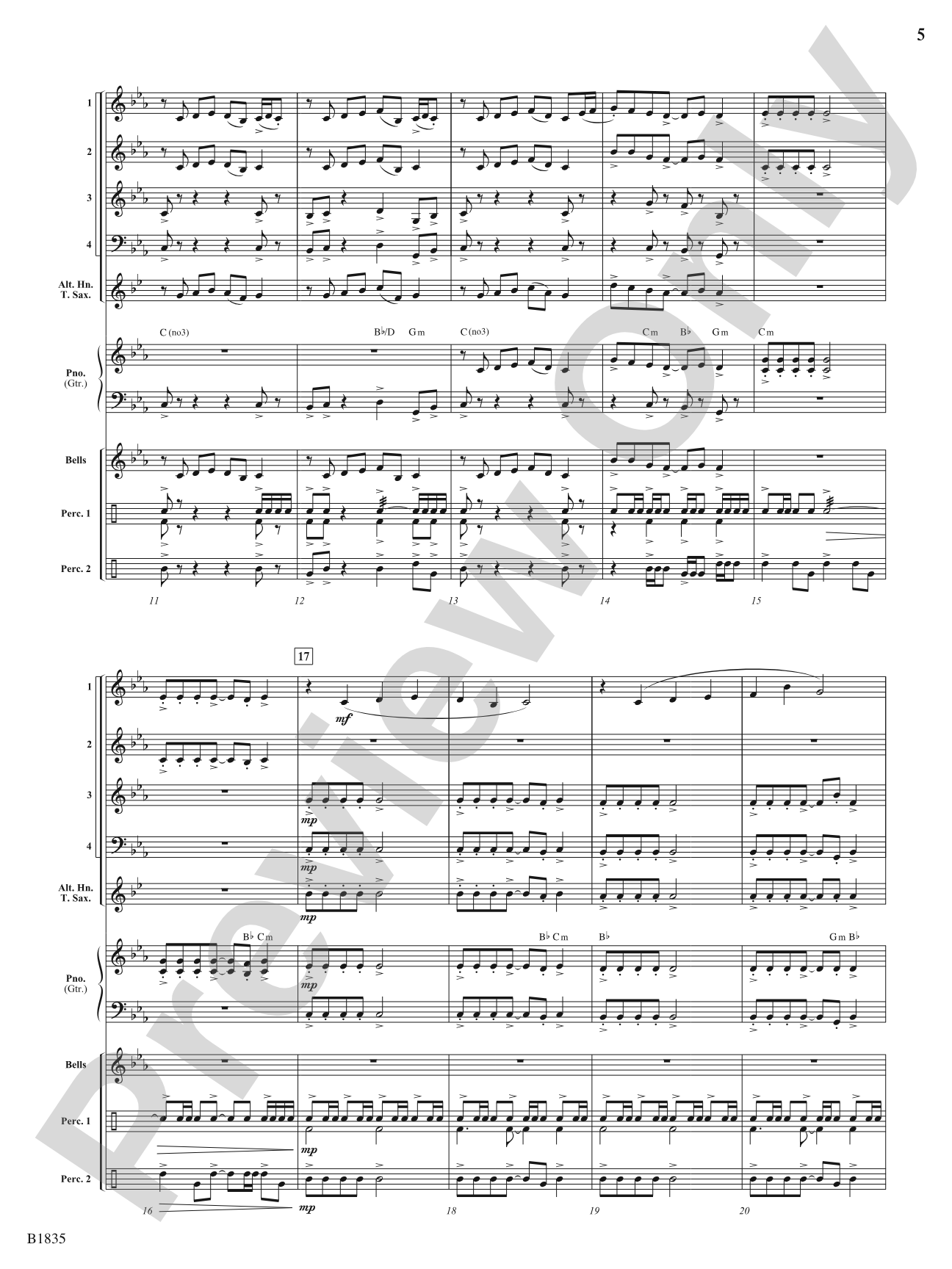 Energy!: Flexible Band/String Ensemble Score & Parts