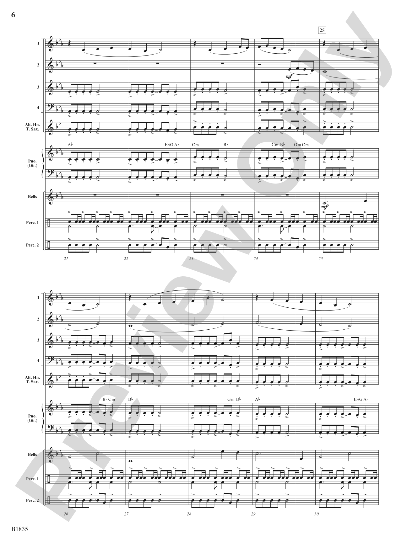 Energy!: Flexible Band/String Ensemble Score & Parts