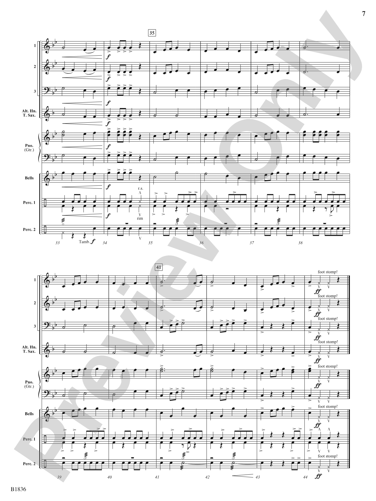 Tambora!: Flexible Band/String Ensemble Score & Parts