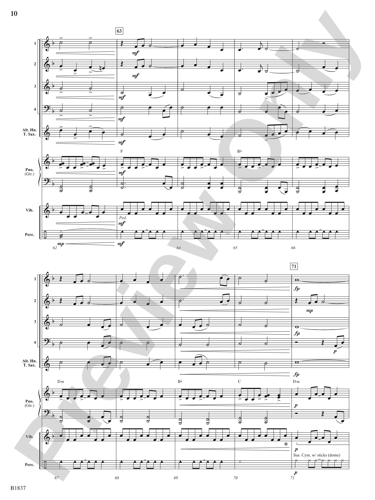 Epic Venture: Flexible Band/String Ensemble Score & Parts