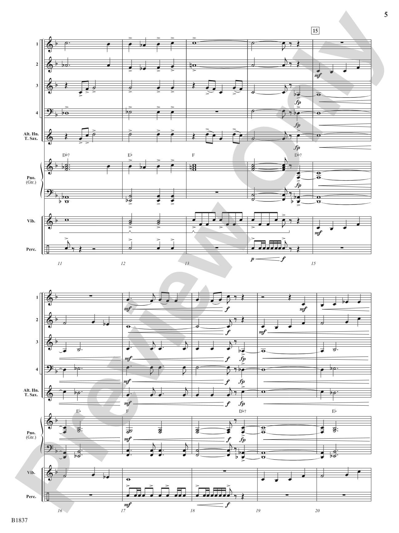 Epic Venture: Flexible Band/String Ensemble Score & Parts