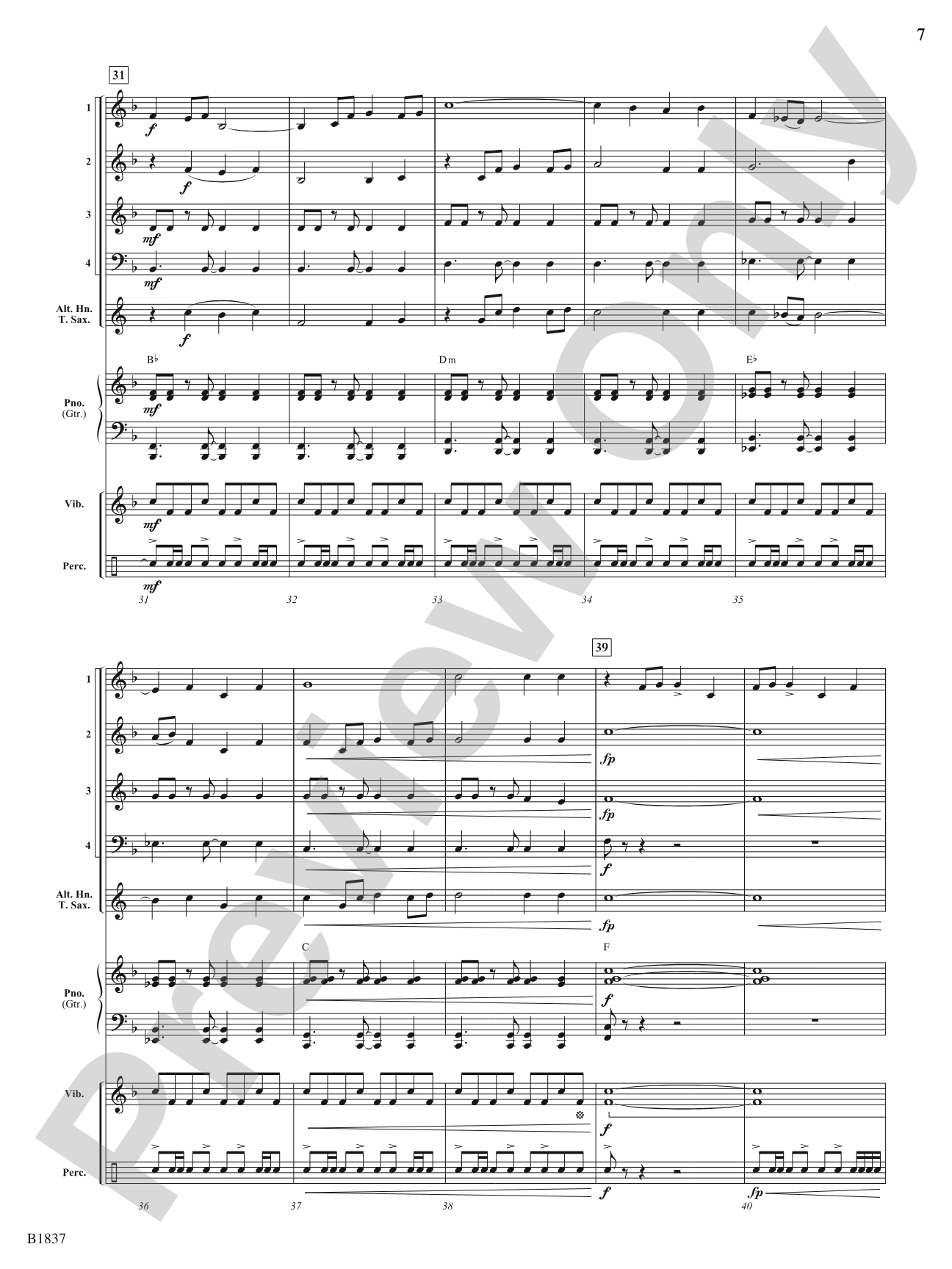 Epic Venture: Flexible Band/String Ensemble Score & Parts