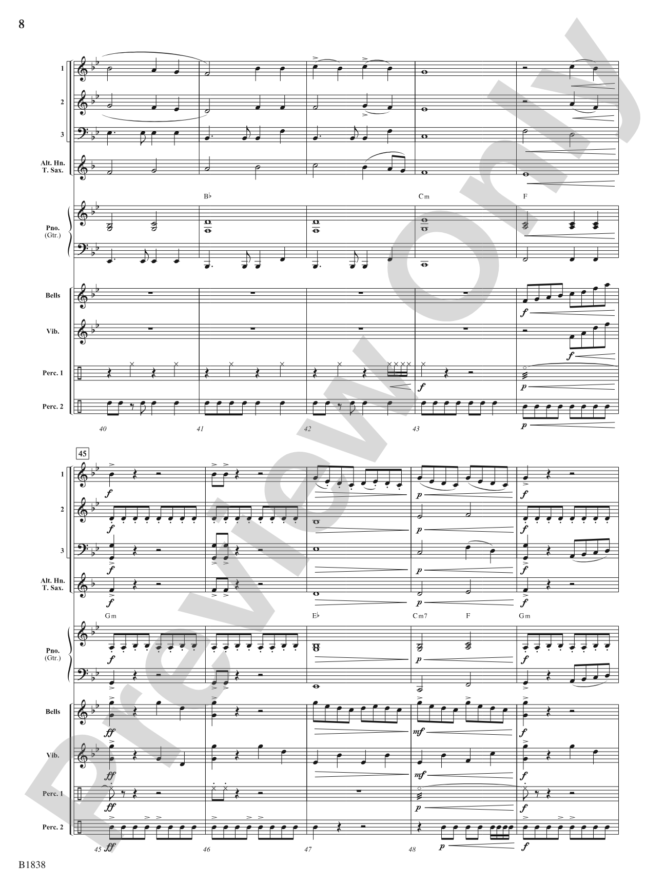 Lost Woods Fantasy: Flexible Band/String Ensemble Score & Parts