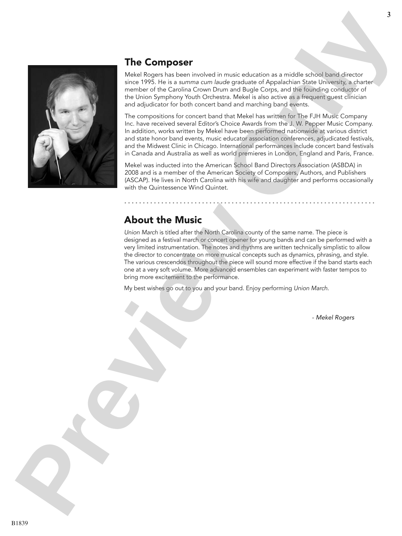 Union March: Flexible Band/String Ensemble Score & Parts