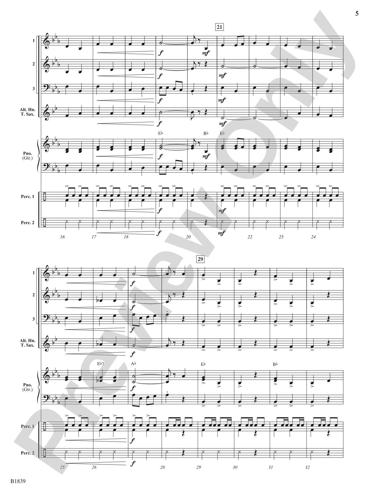 Union March: Flexible Band/String Ensemble Score & Parts