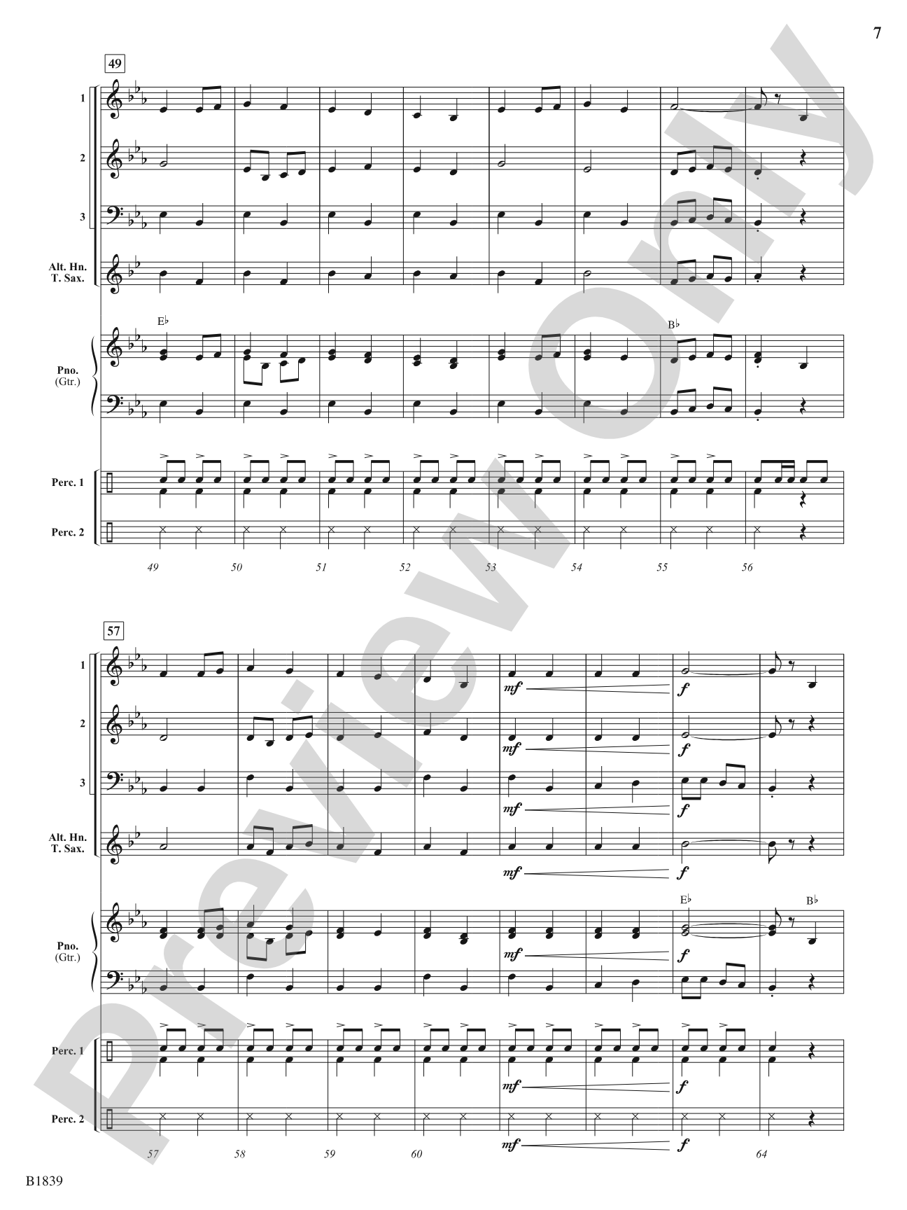Union March: Flexible Band/String Ensemble Score & Parts