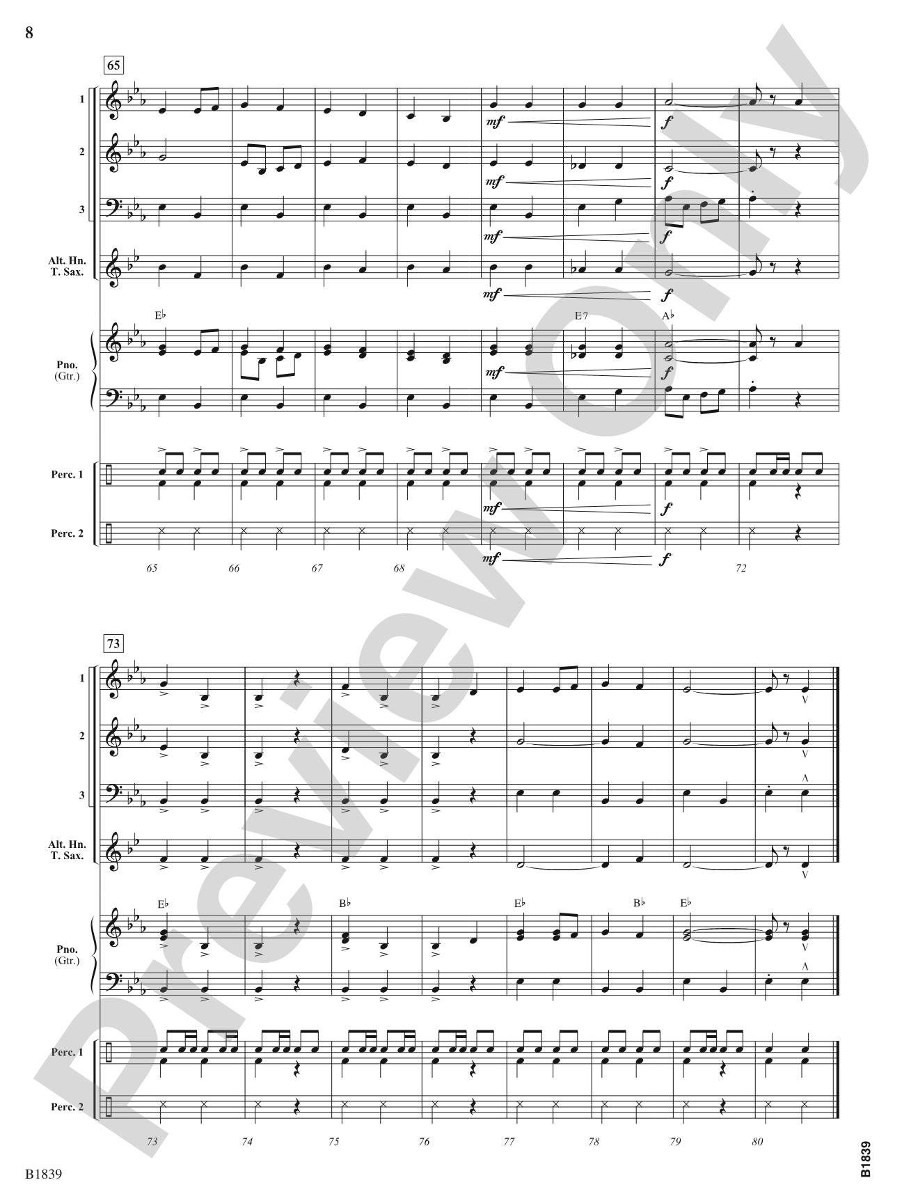 Union March: Flexible Band/String Ensemble Score & Parts