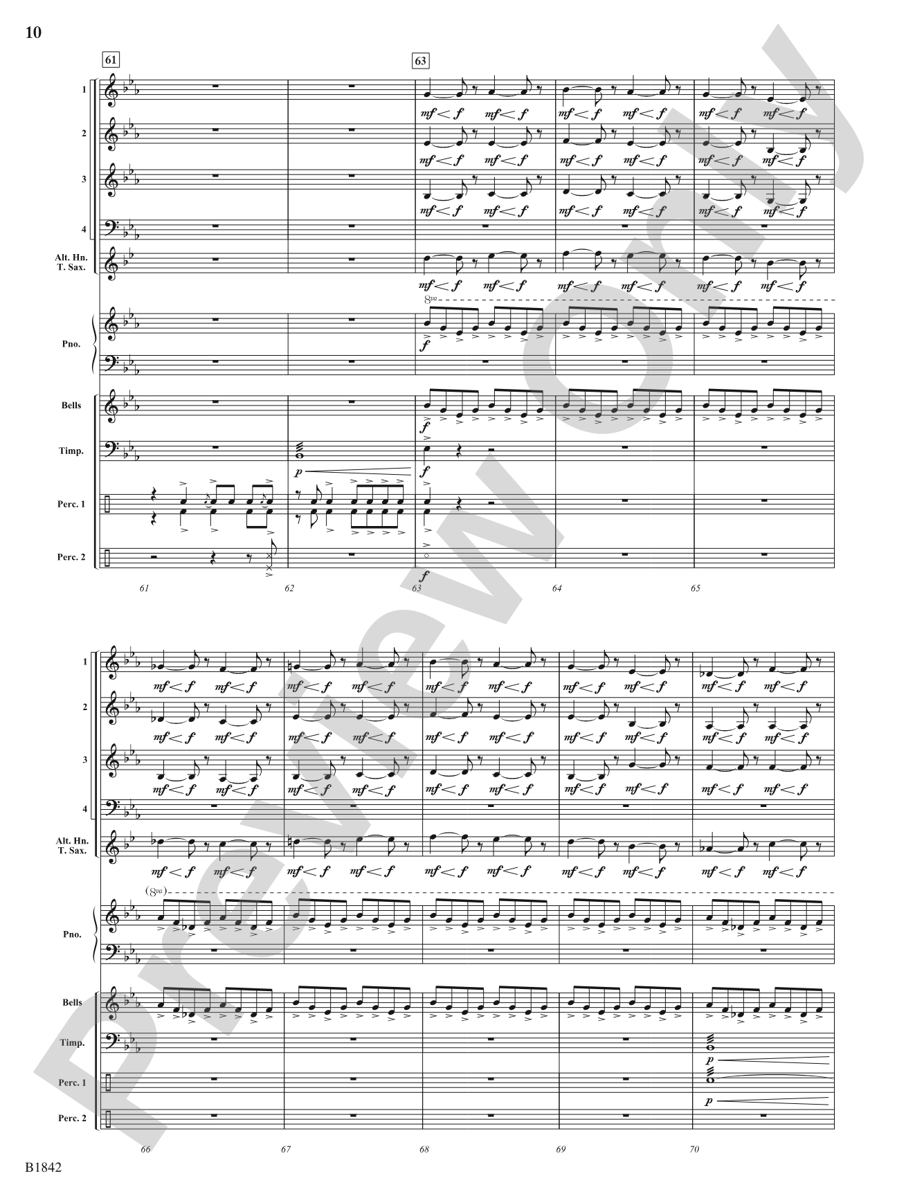 Kinetic Dances: Flexible Band/String Ensemble Score & Parts