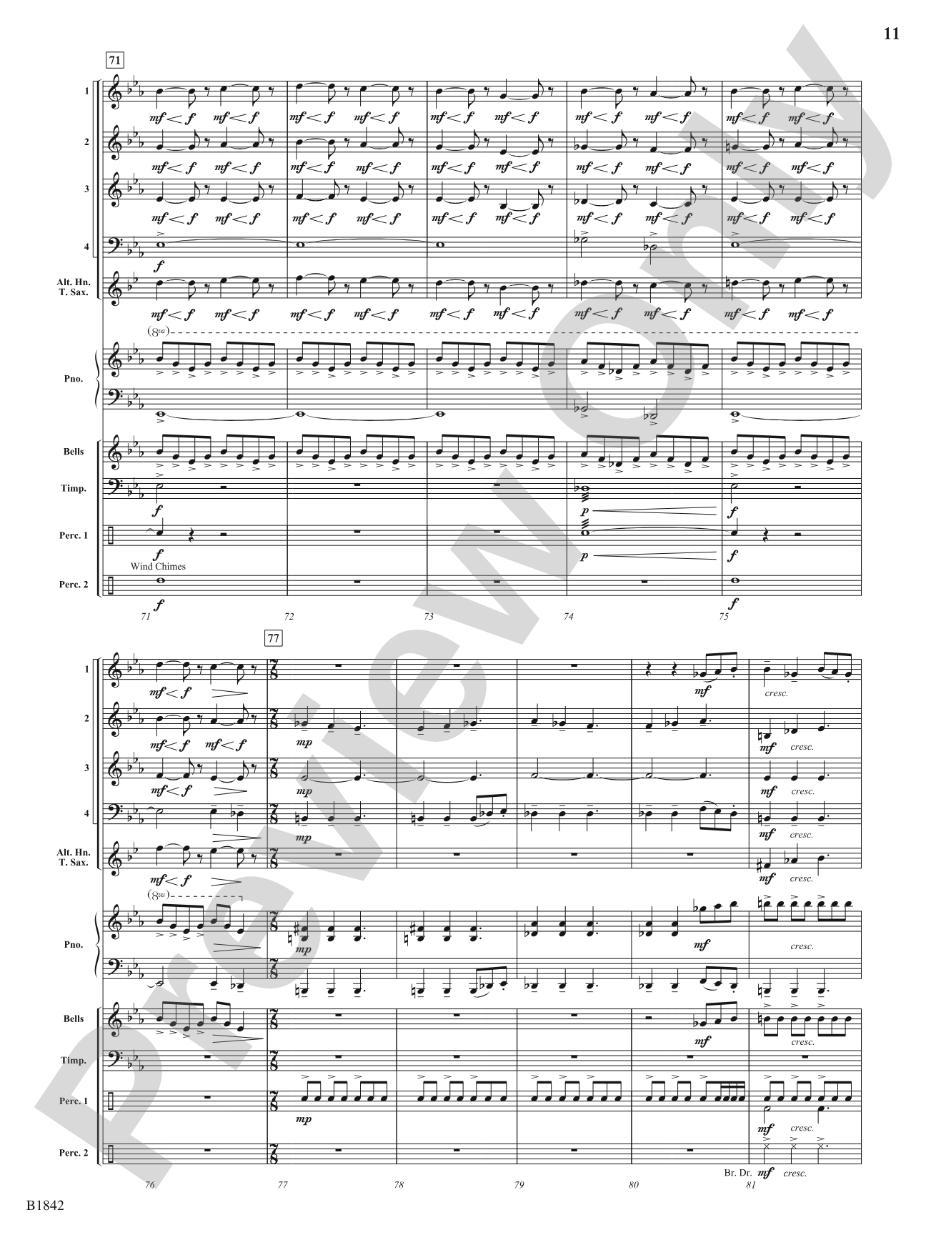 Kinetic Dances: Flexible Band/String Ensemble Score & Parts