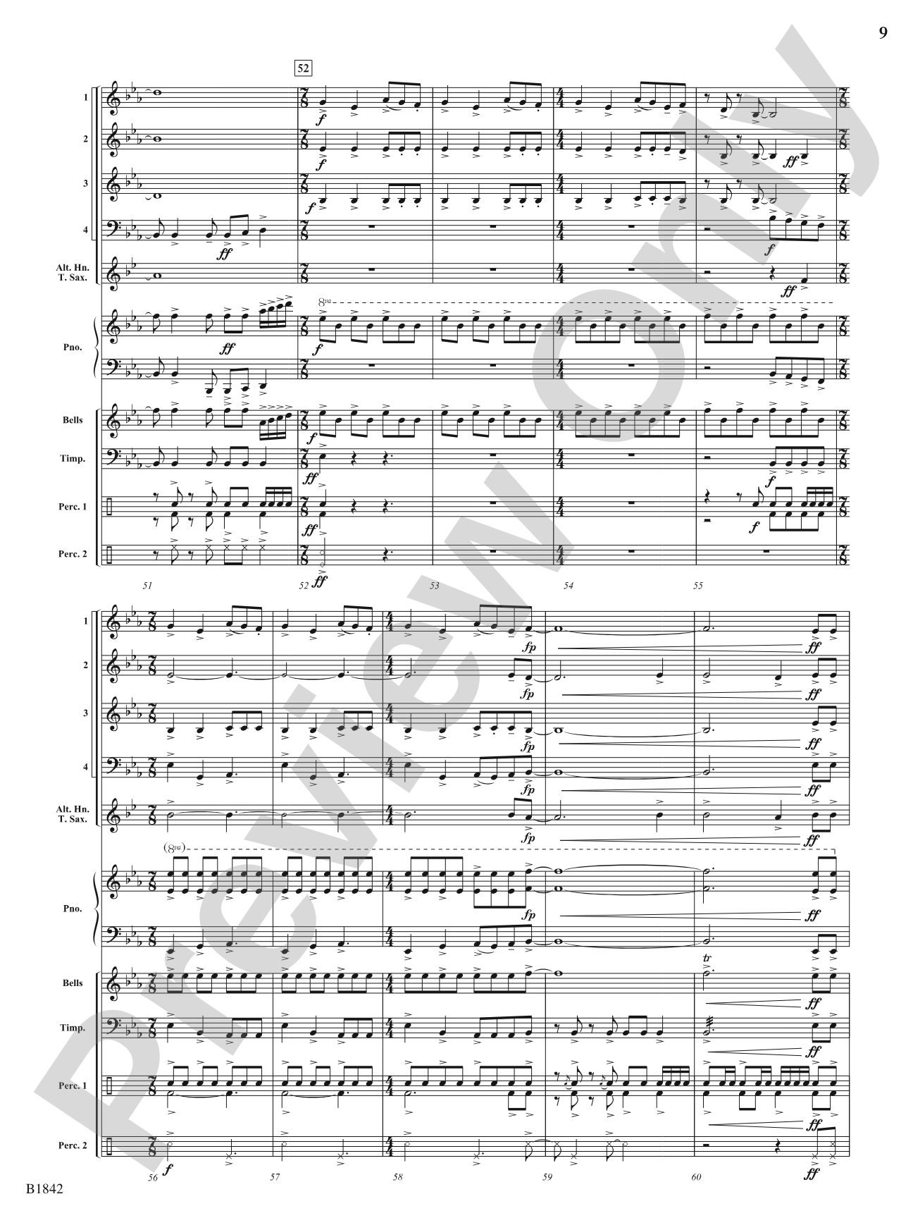 Kinetic Dances: Flexible Band/String Ensemble Score & Parts