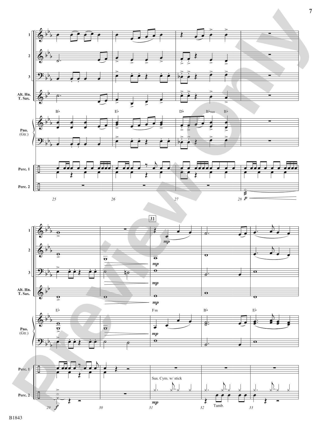 Destiny Fanfare: Flexible Band/String Ensemble Score & Parts