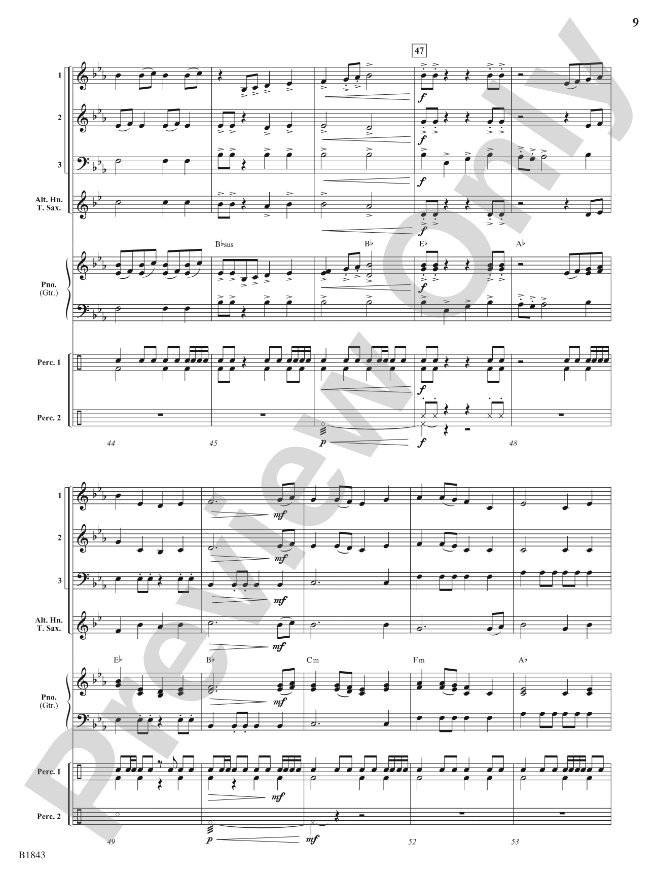Destiny Fanfare: Flexible Band/String Ensemble Score & Parts