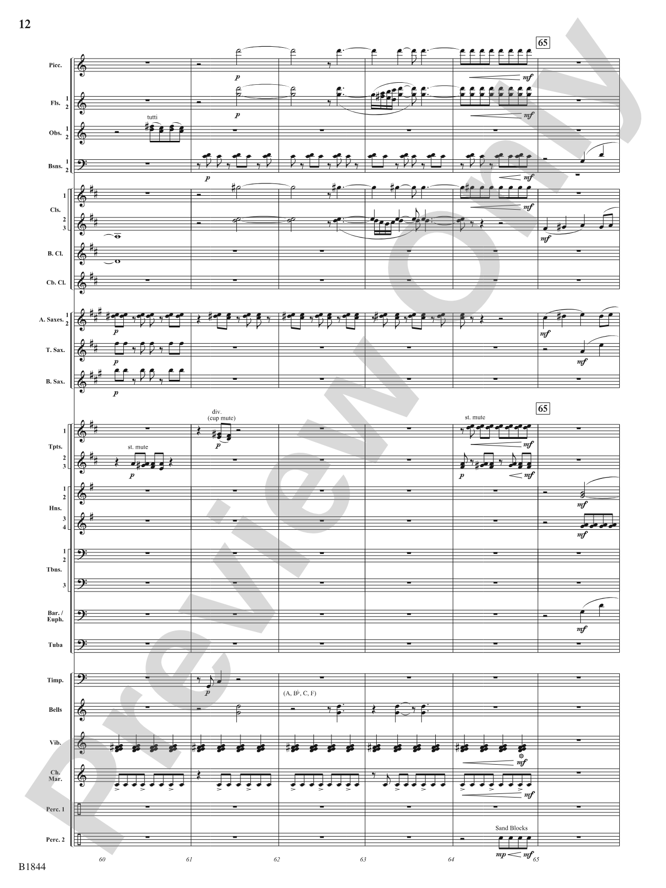Centennium: Concert Band Conductor Score & Parts