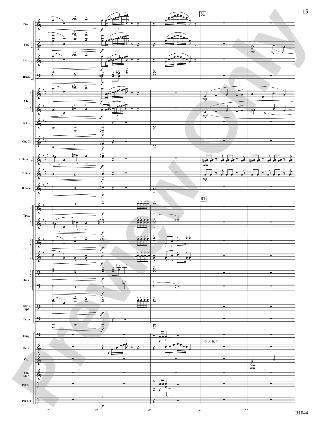 Centennium: Concert Band Conductor Score & Parts