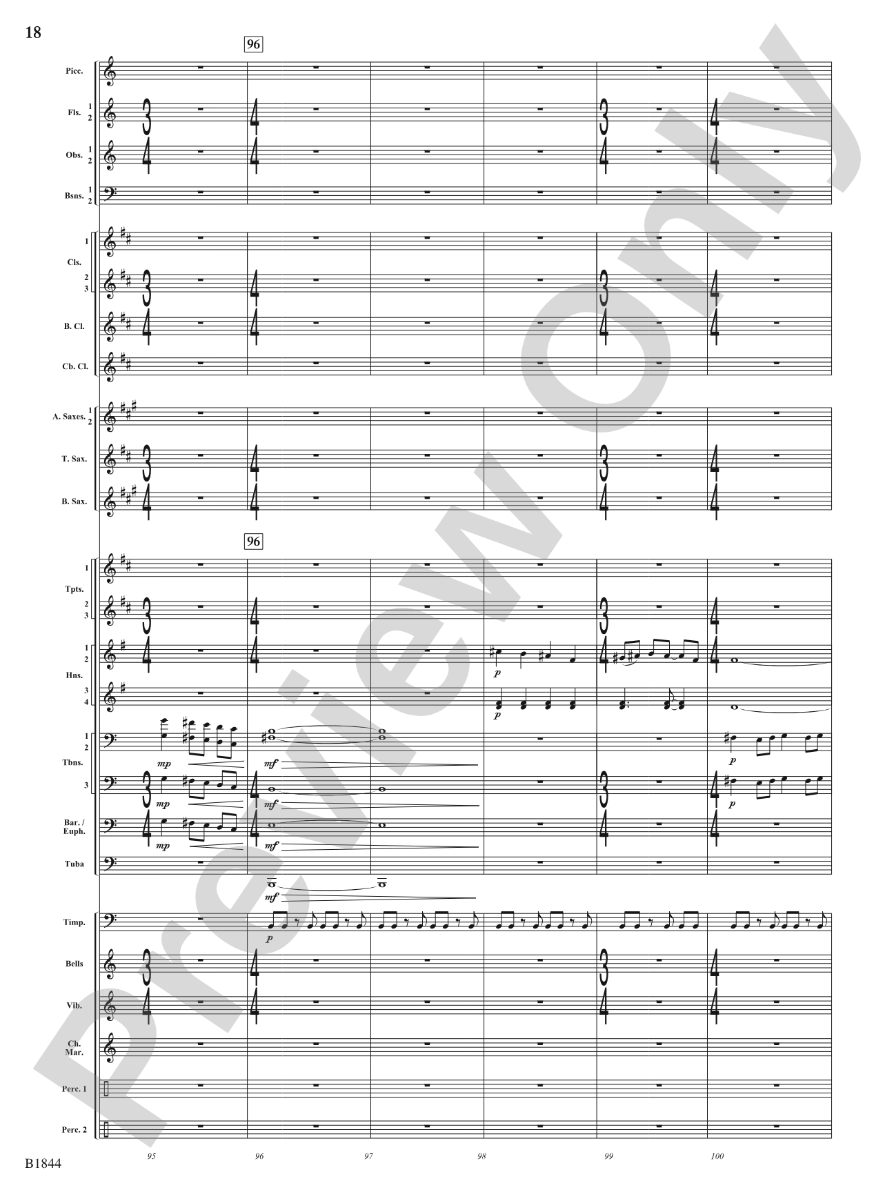 Centennium: Concert Band Conductor Score & Parts