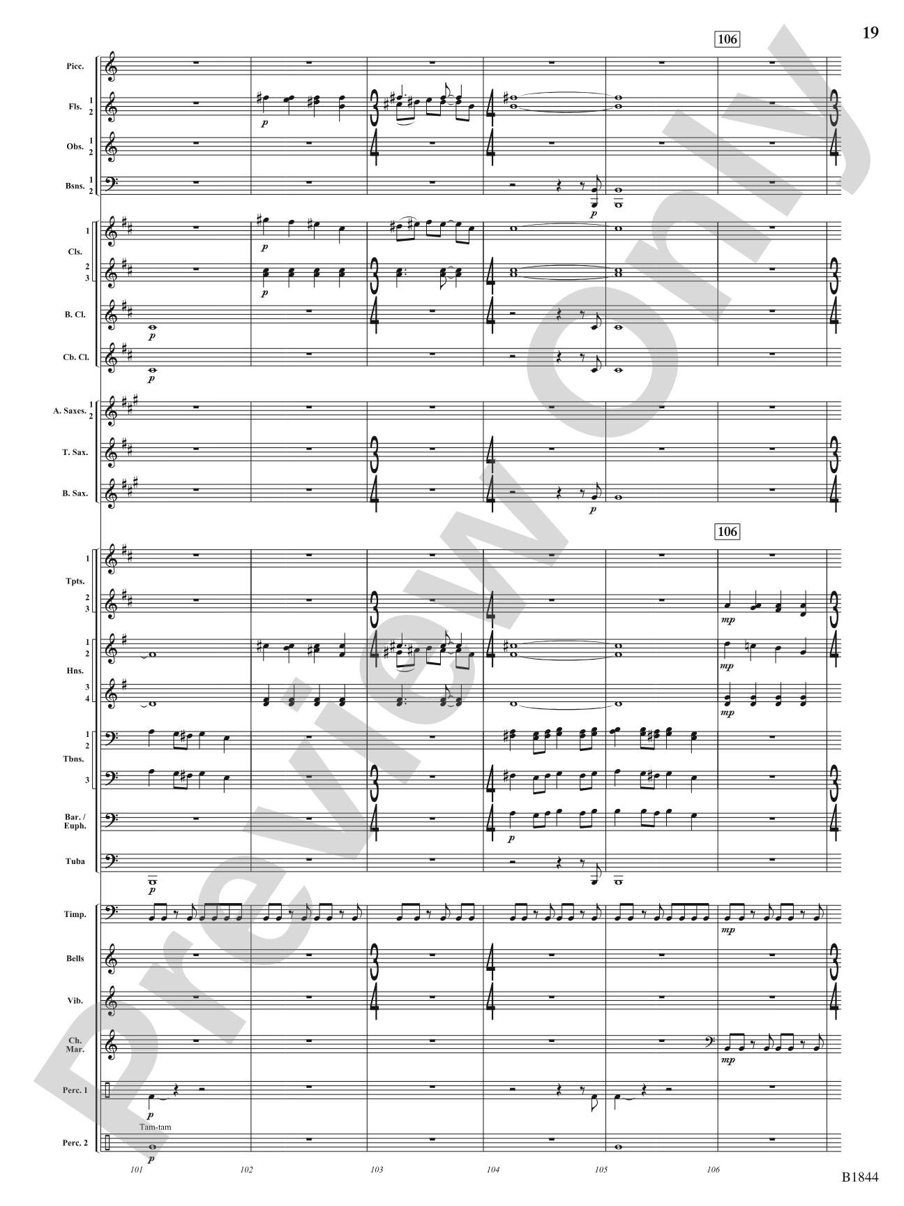 Centennium: Concert Band Conductor Score & Parts