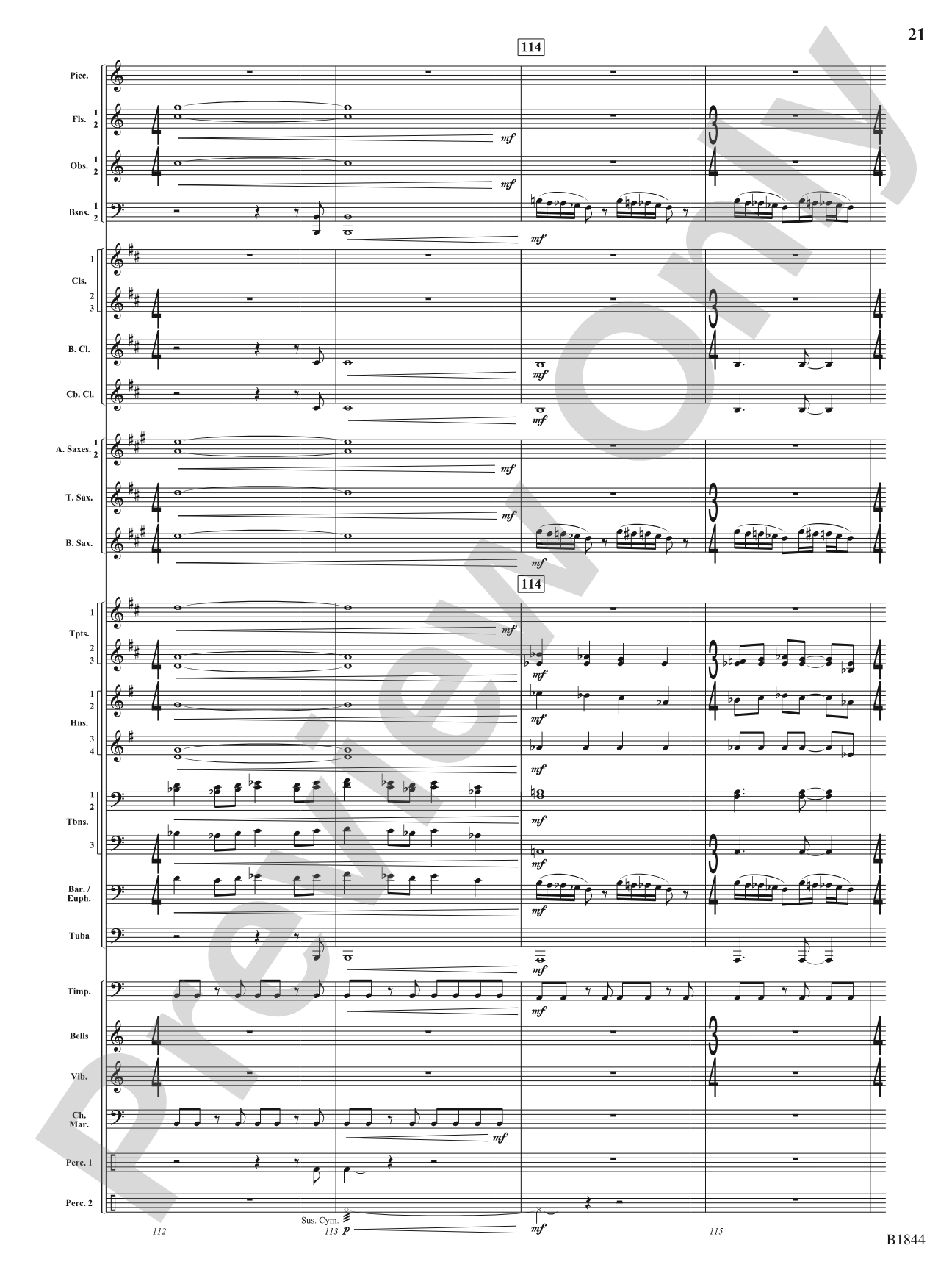 Centennium: Concert Band Conductor Score & Parts
