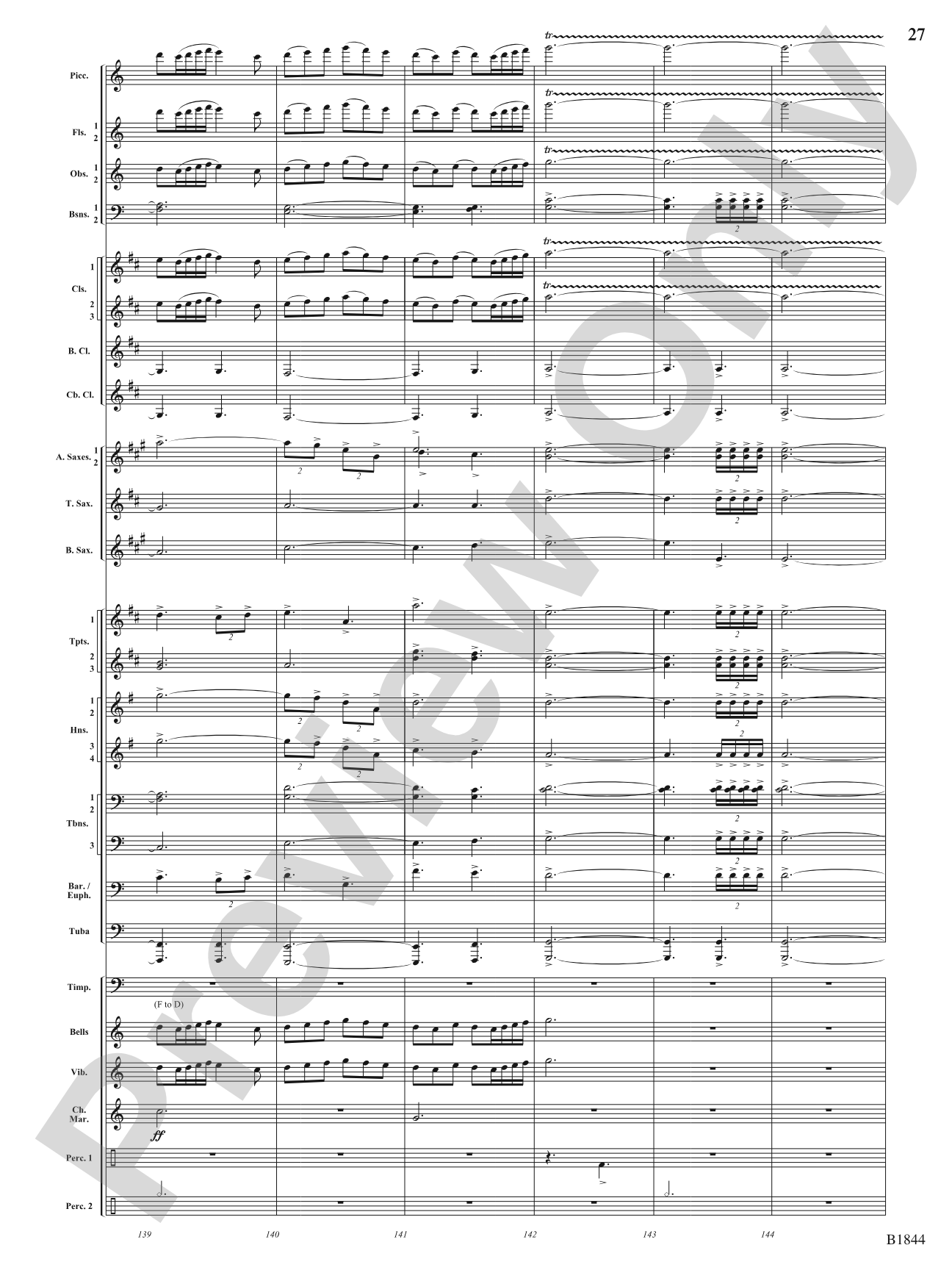 Centennium: Concert Band Conductor Score & Parts