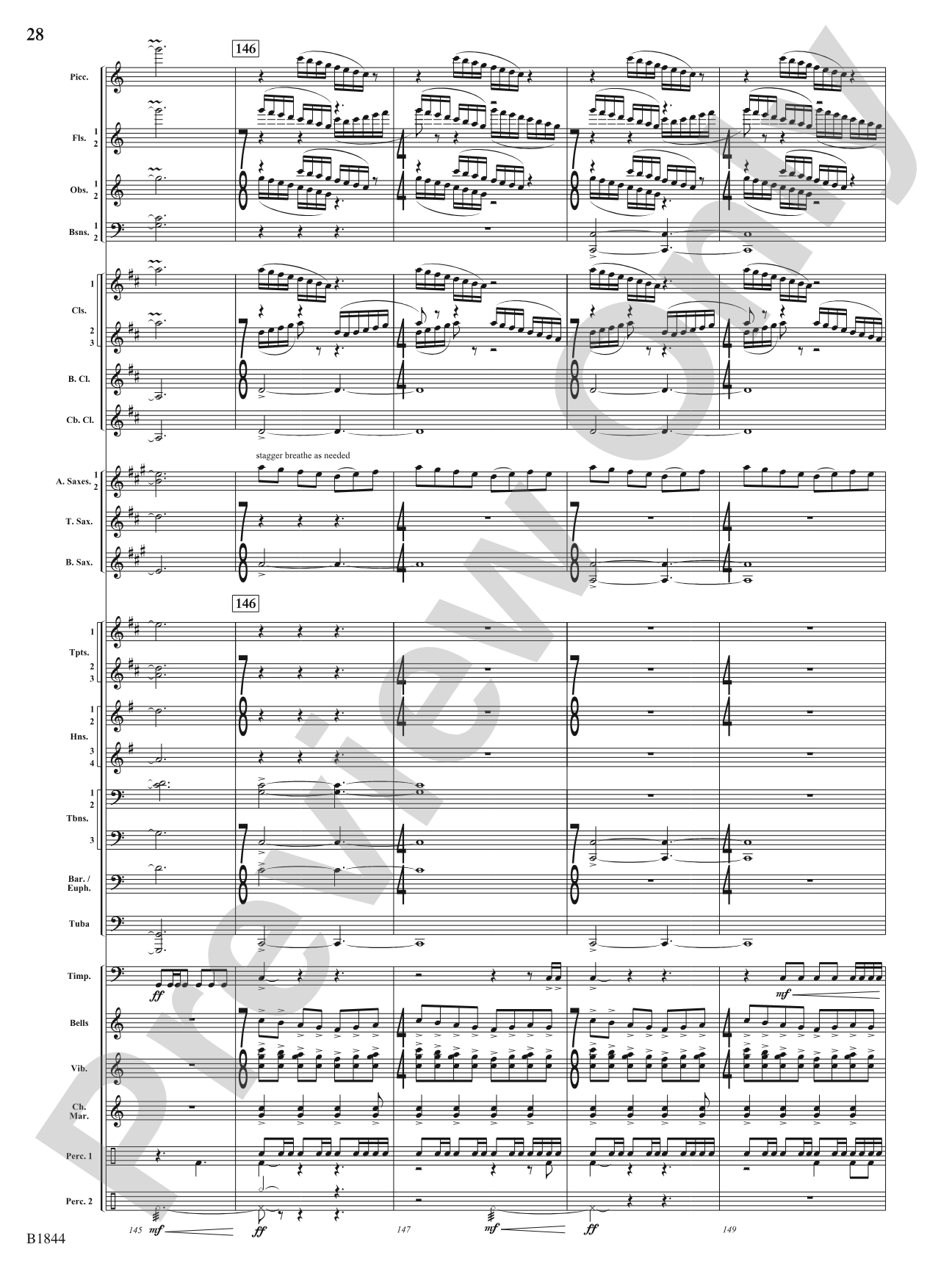 Centennium: Concert Band Conductor Score & Parts