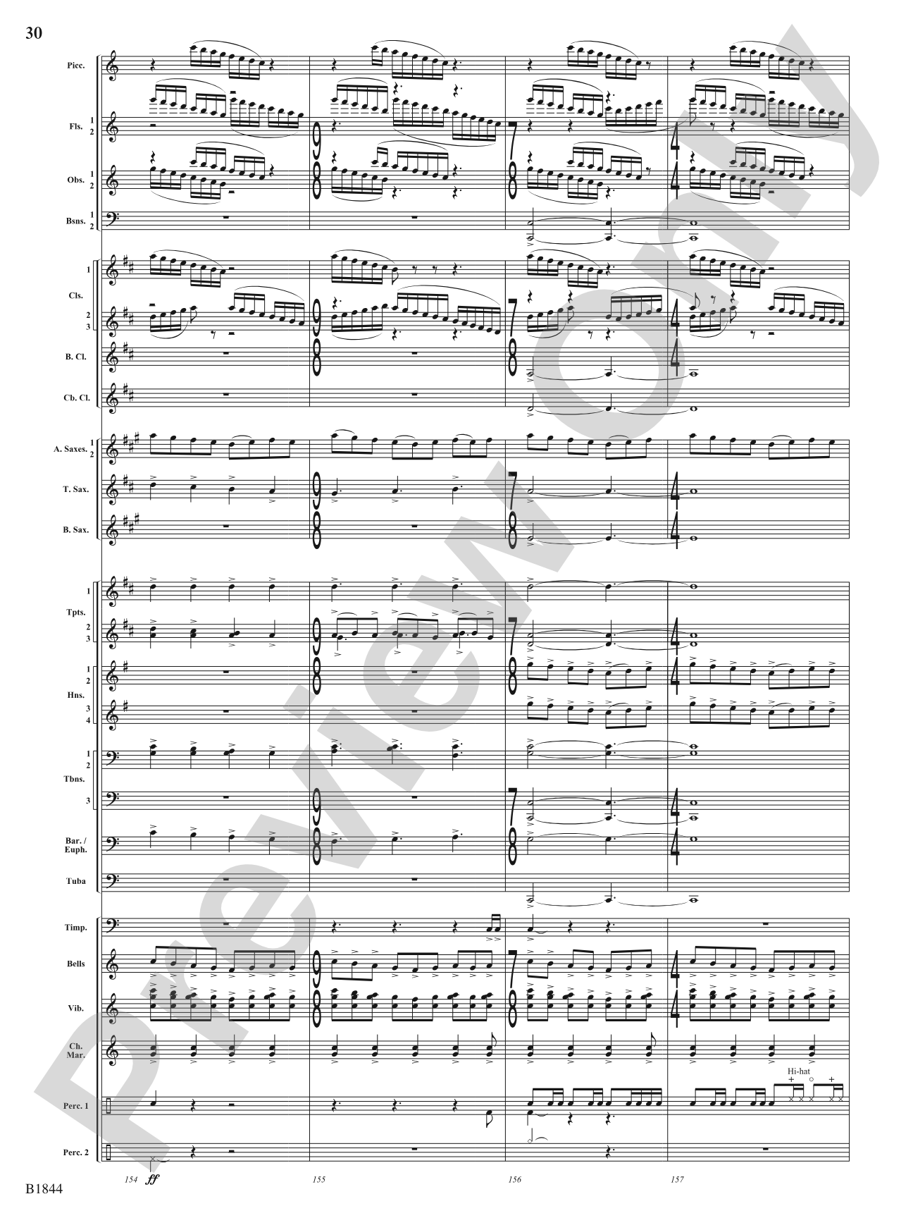 Centennium: Concert Band Conductor Score & Parts