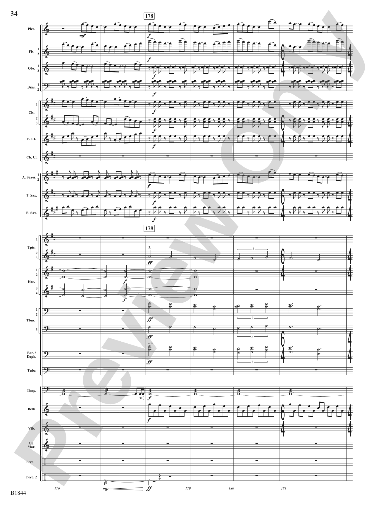 Centennium: Concert Band Conductor Score & Parts