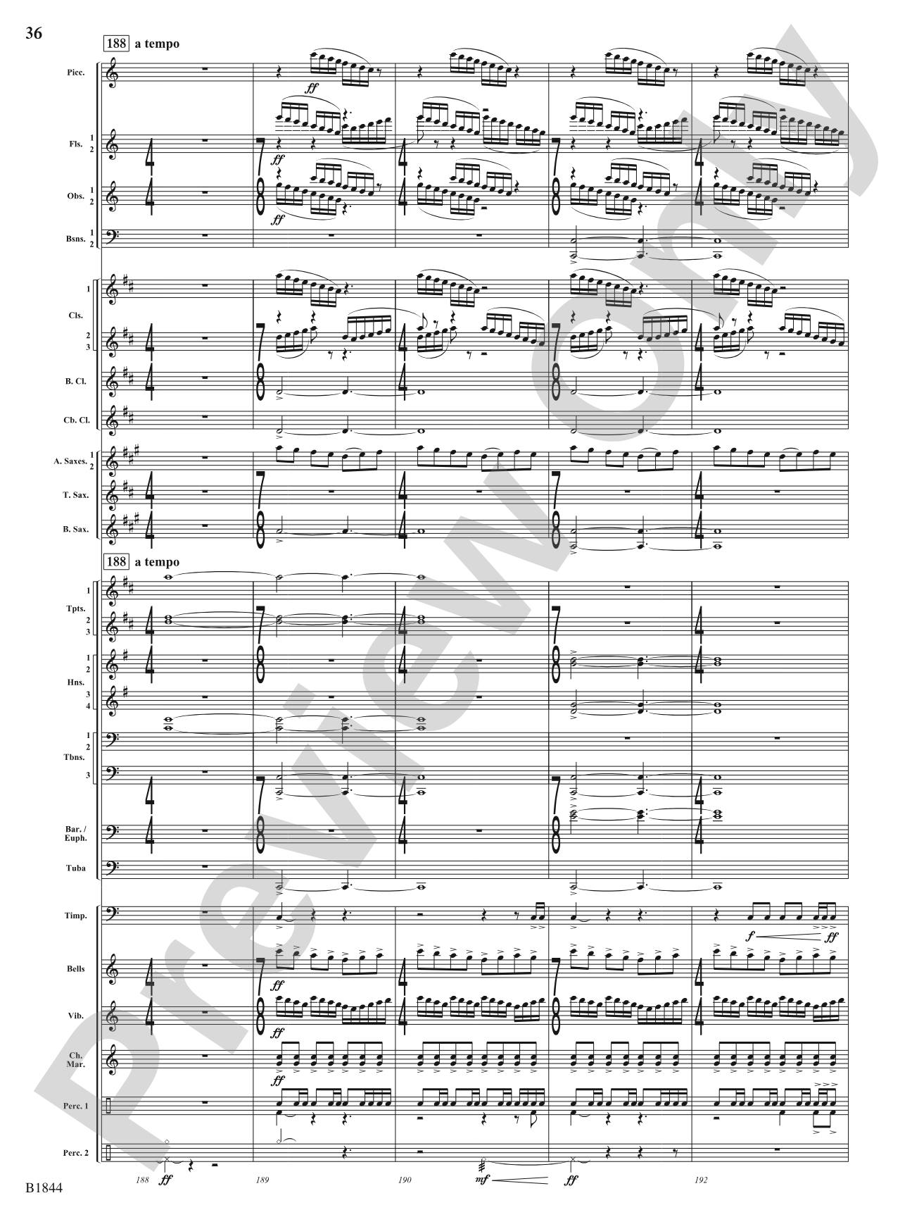 Centennium: Concert Band Conductor Score & Parts