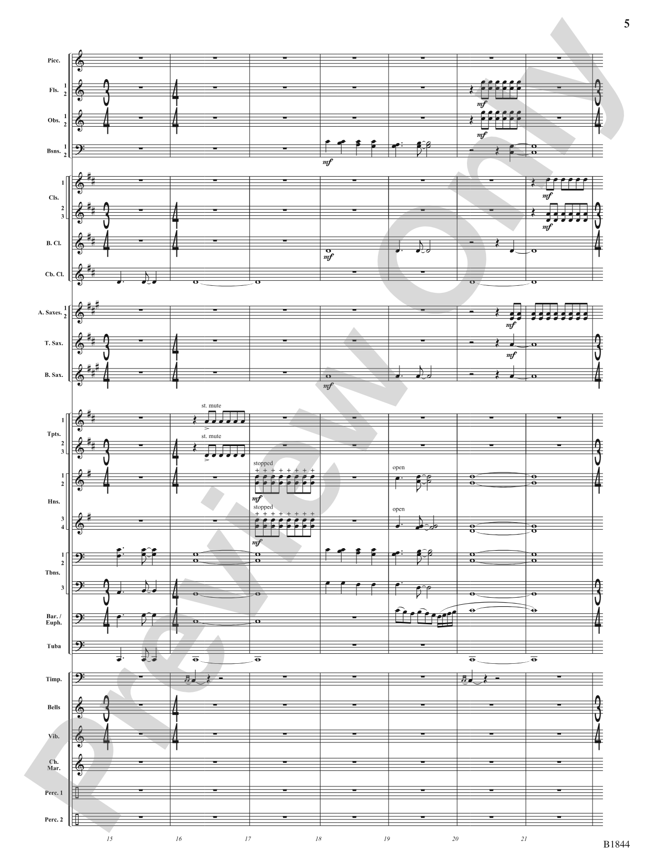 Centennium: Concert Band Conductor Score & Parts