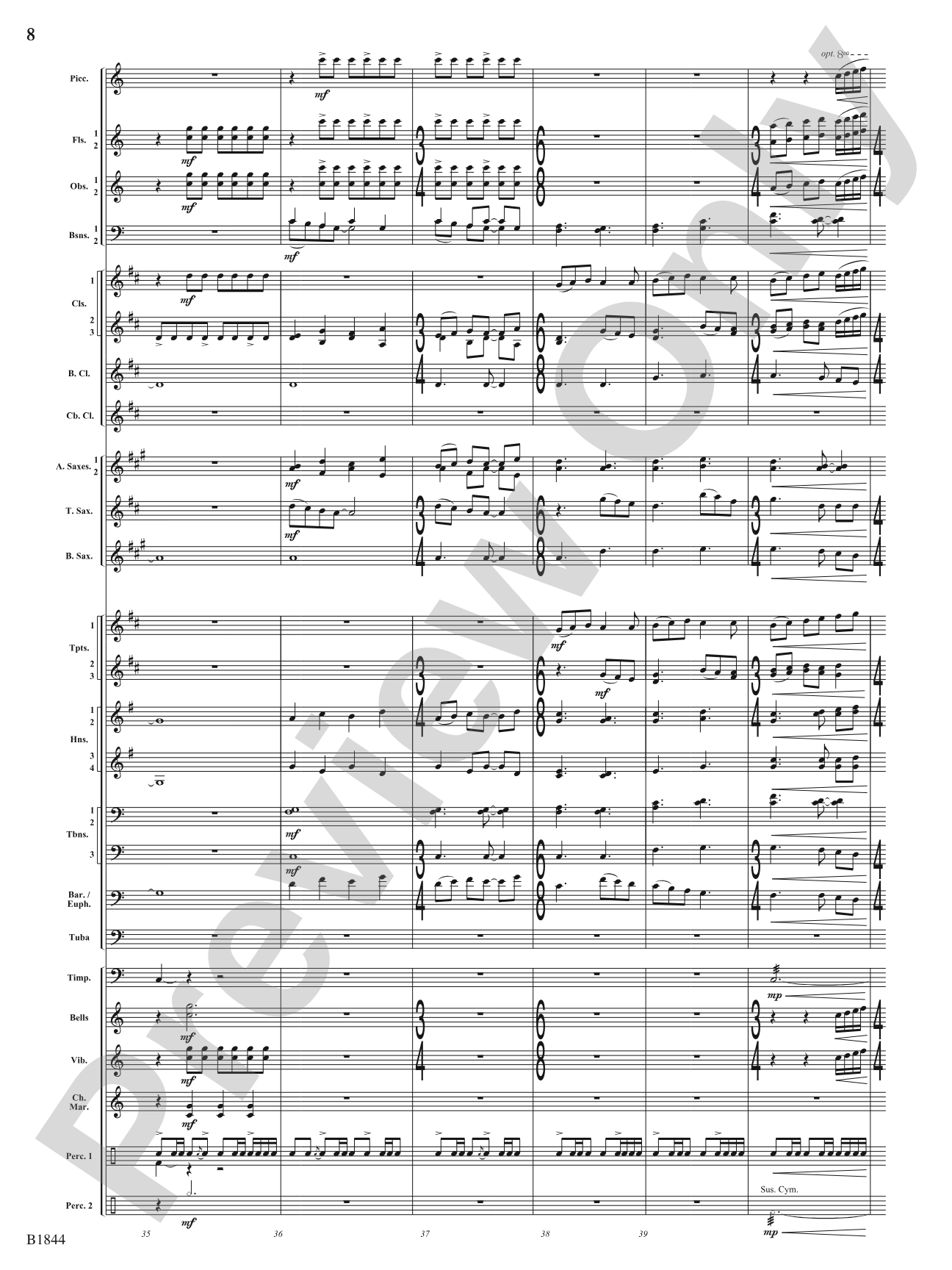 Centennium: Concert Band Conductor Score & Parts